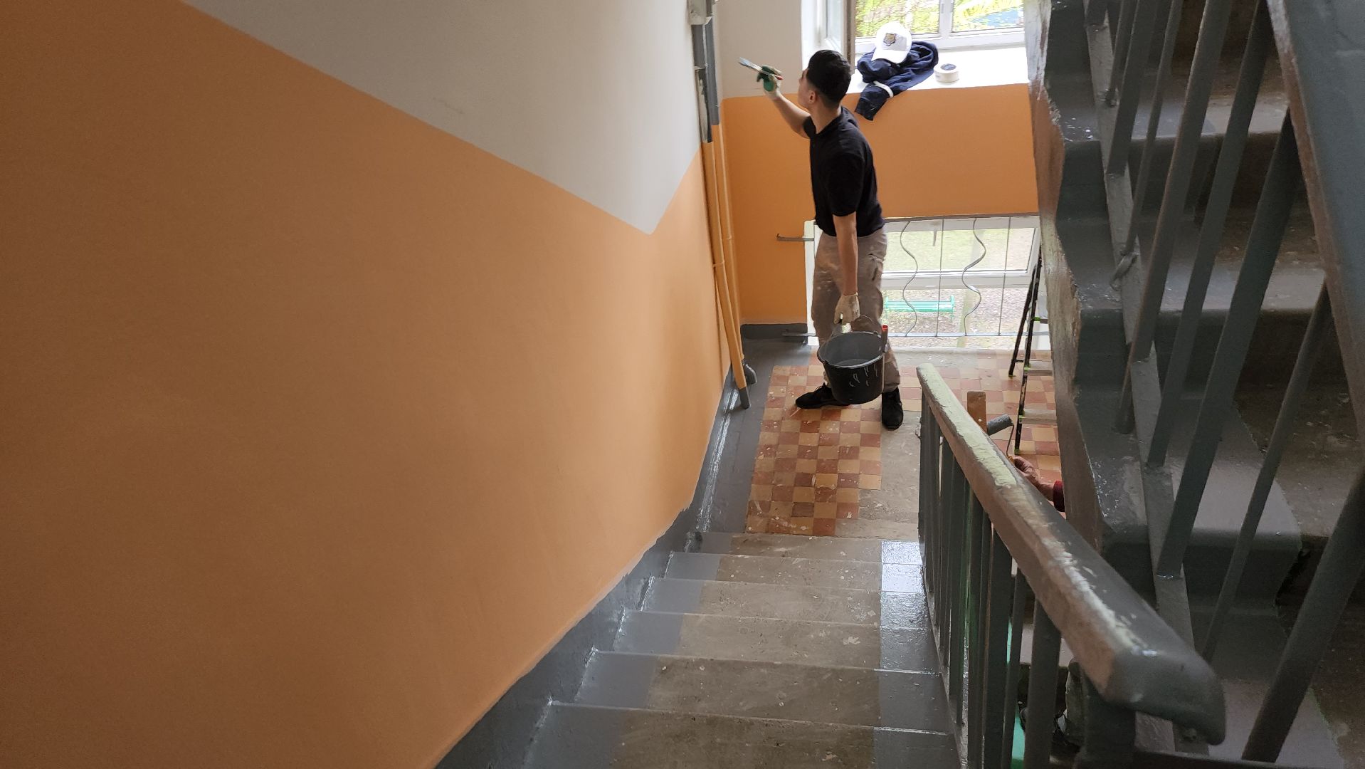 серпухов, улица физкультурная, ремонт подъездов, МКД, программа софинансирования, ЖКХ, управляющая компания,