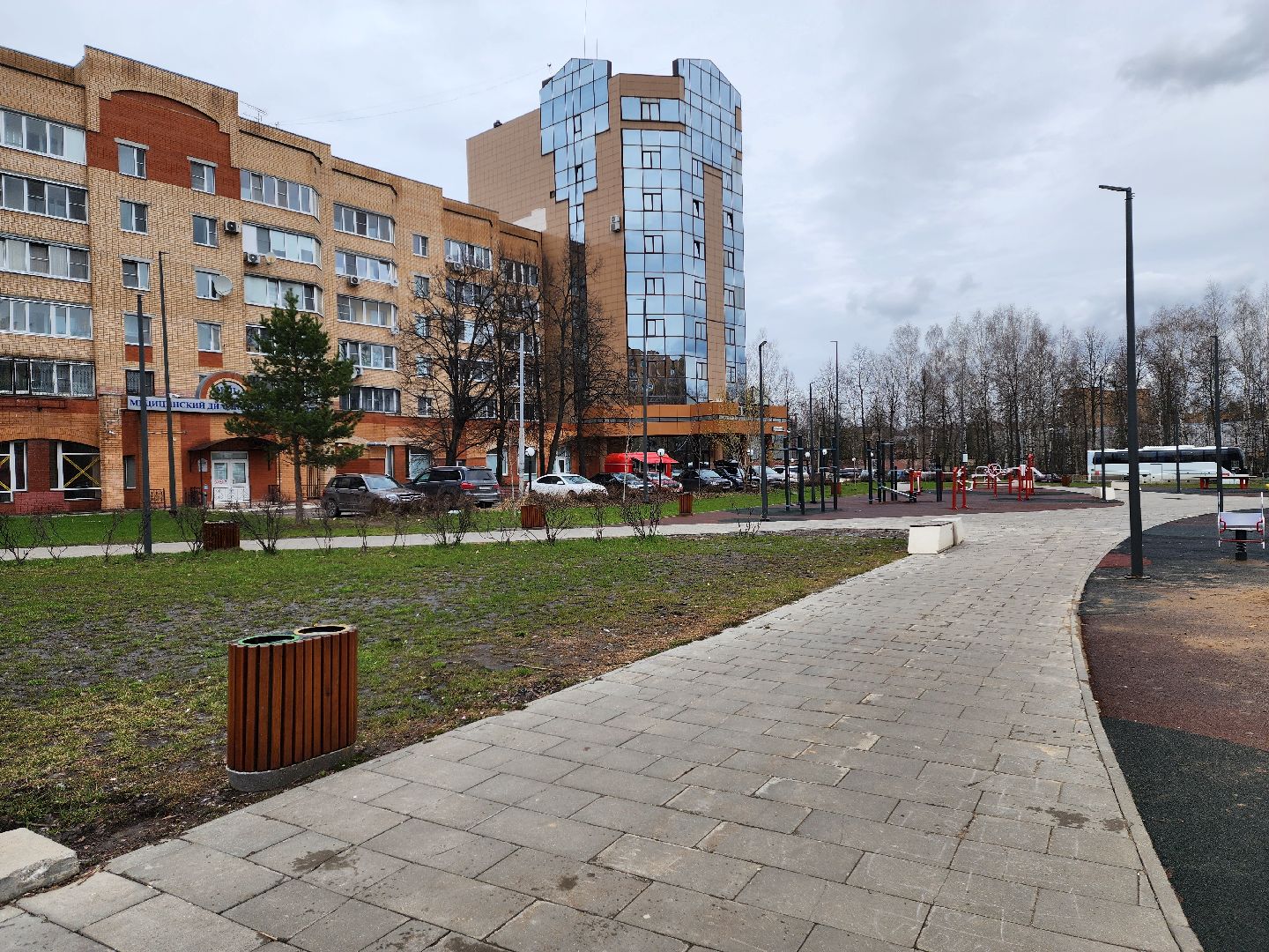 красноармейск, г.о. пушкинский, общественные пространства, цветники,