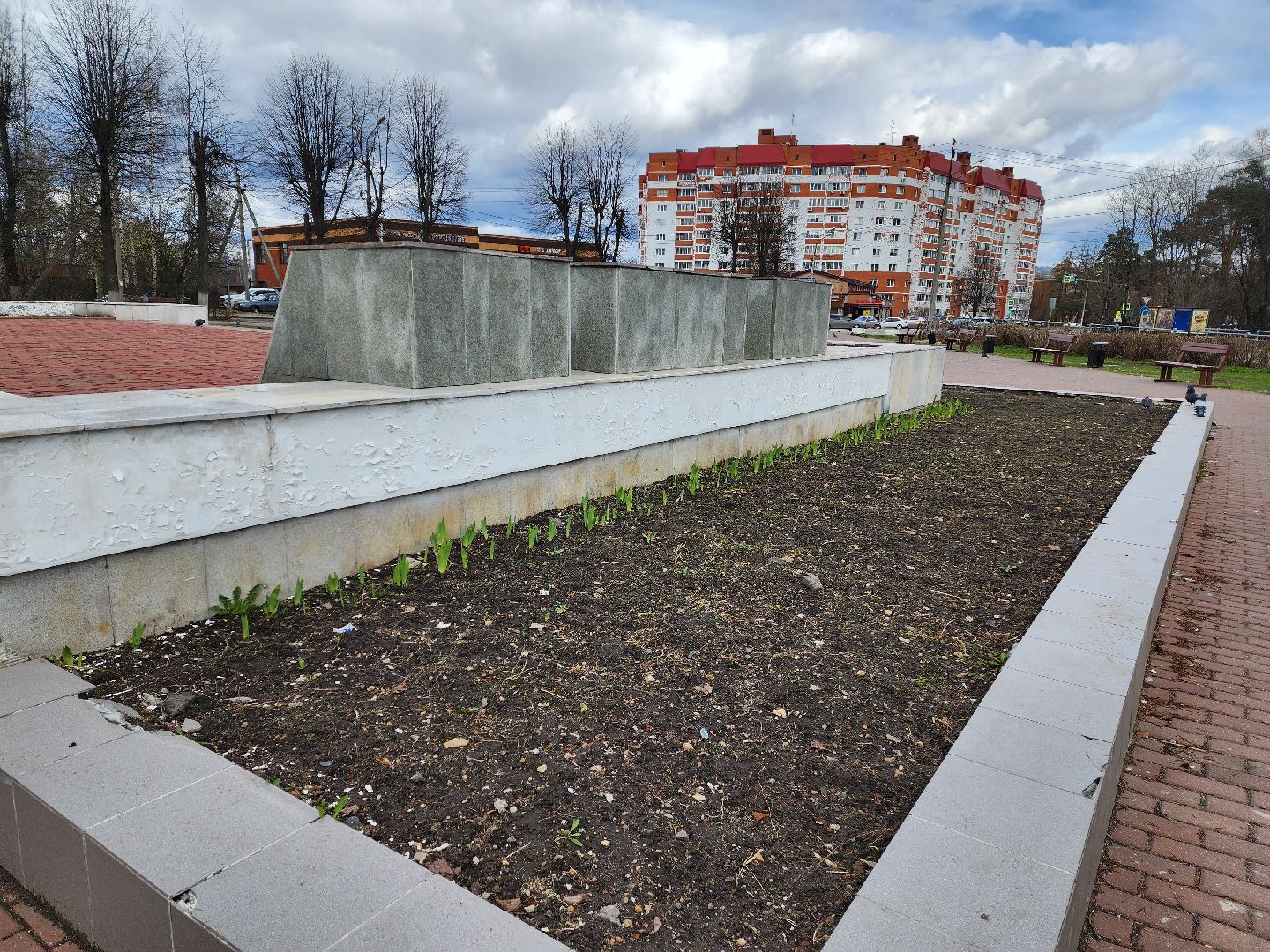 красноармейск, г.о. пушкинский, общественные пространства, цветники,