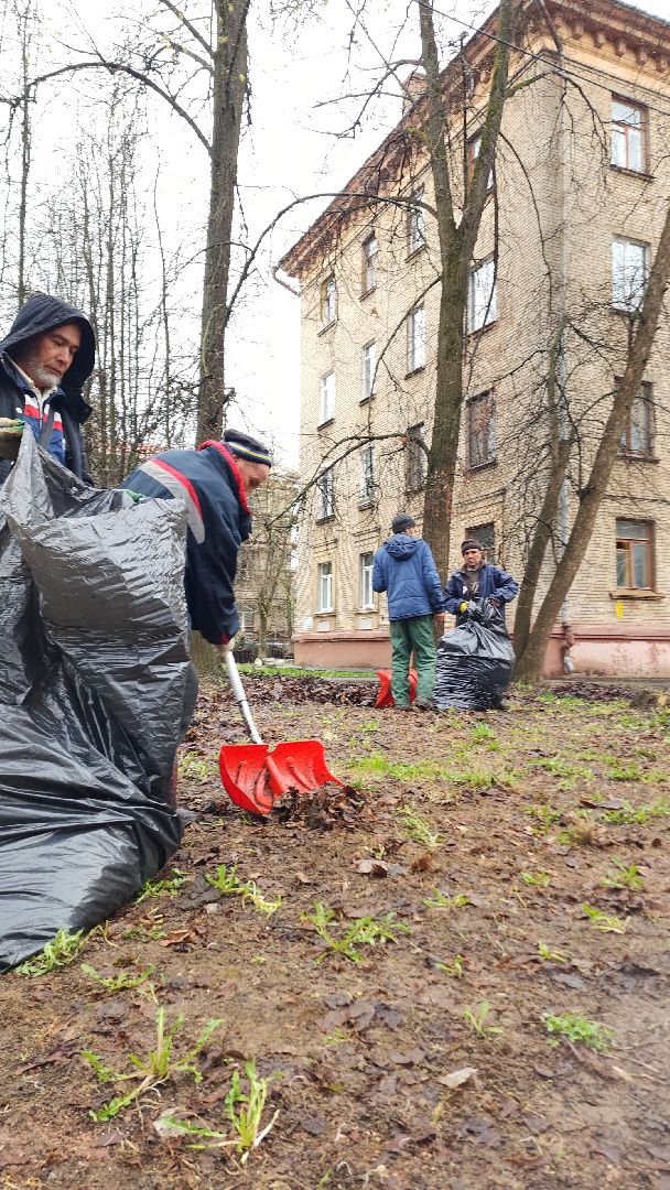 электросталь, мой город, уборка, уборка города, уборка дворов после зимы, уборка общественных территорий, жкх, жкх подмосковья,