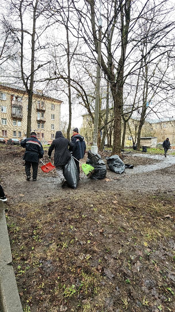 электросталь, мой город, уборка, уборка города, уборка дворов после зимы, уборка общественных территорий, жкх, жкх подмосковья,