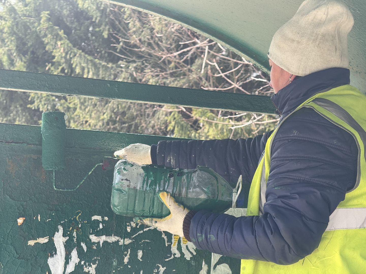 покраска, шаховская, остановки,