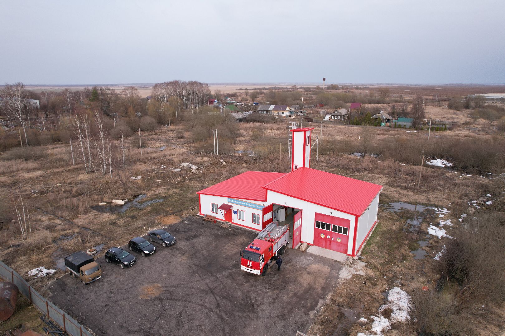 видео с коптера, шаховская, пожарные, безопасность,