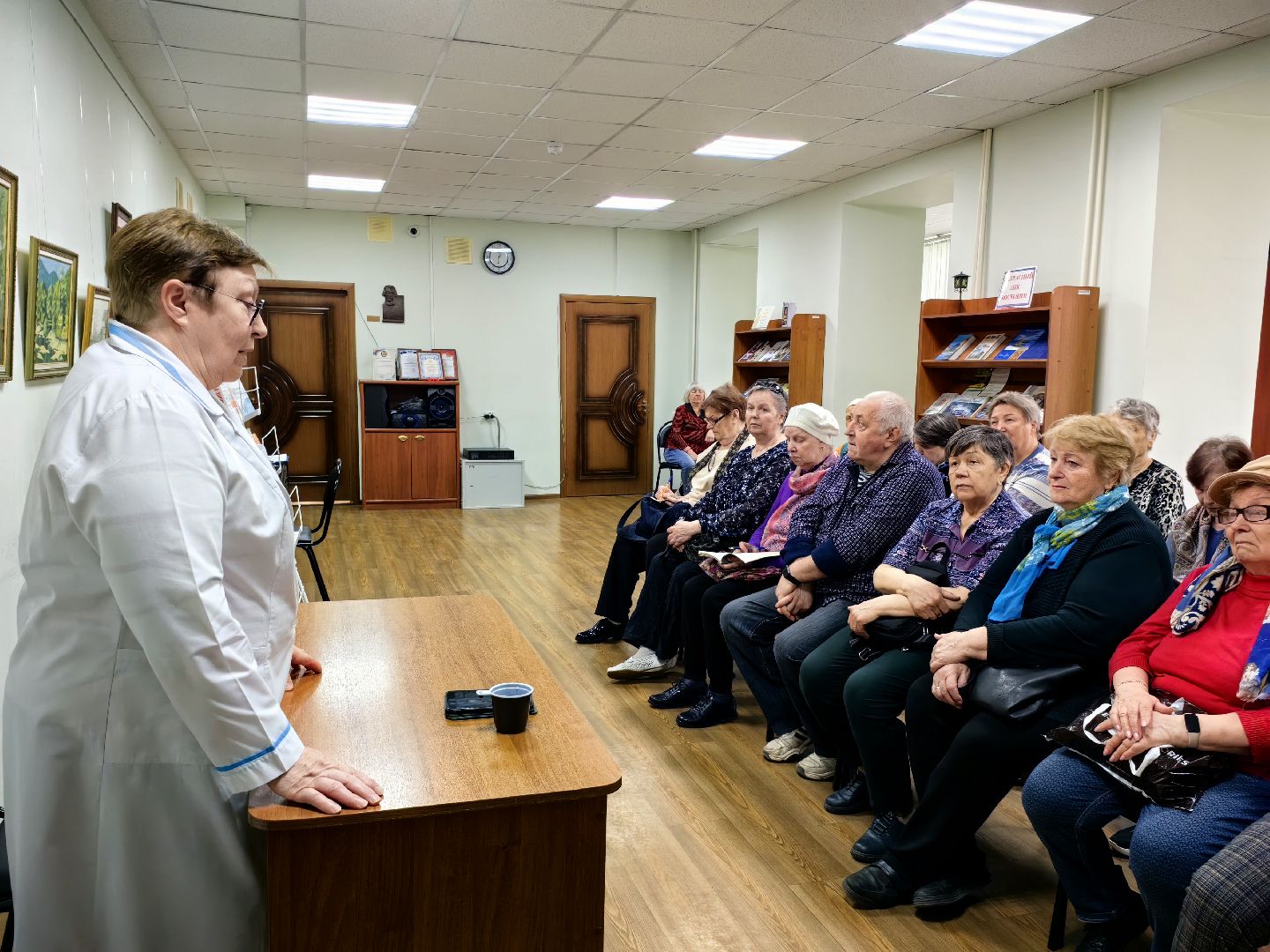 активное долголетие, школа здоровья, лекция, артериальное давление,
