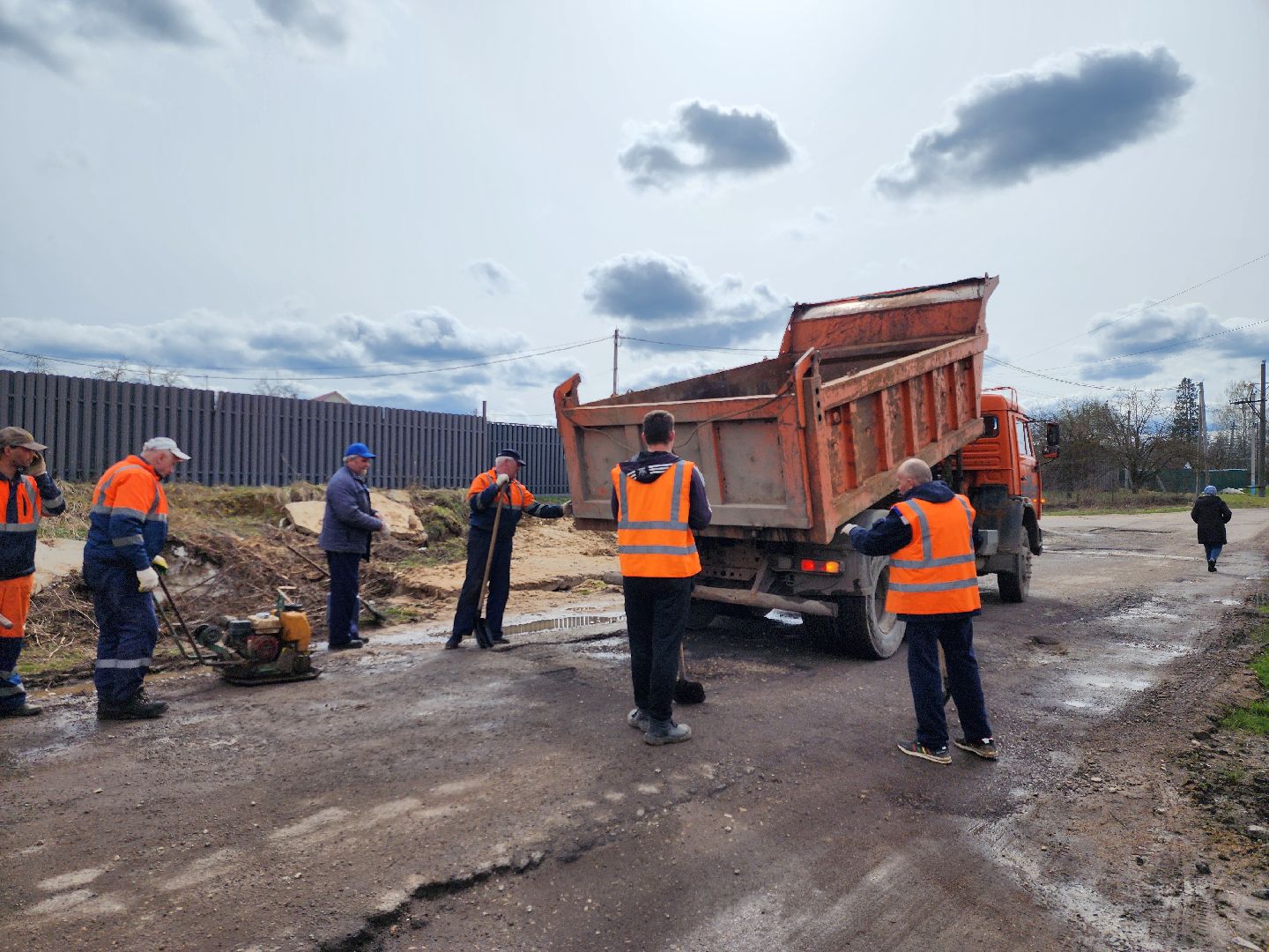 ремонт дорог, ремонт дороги, ямочный ремонт, руза, тучково, дорожная служба, рузский городской округ,