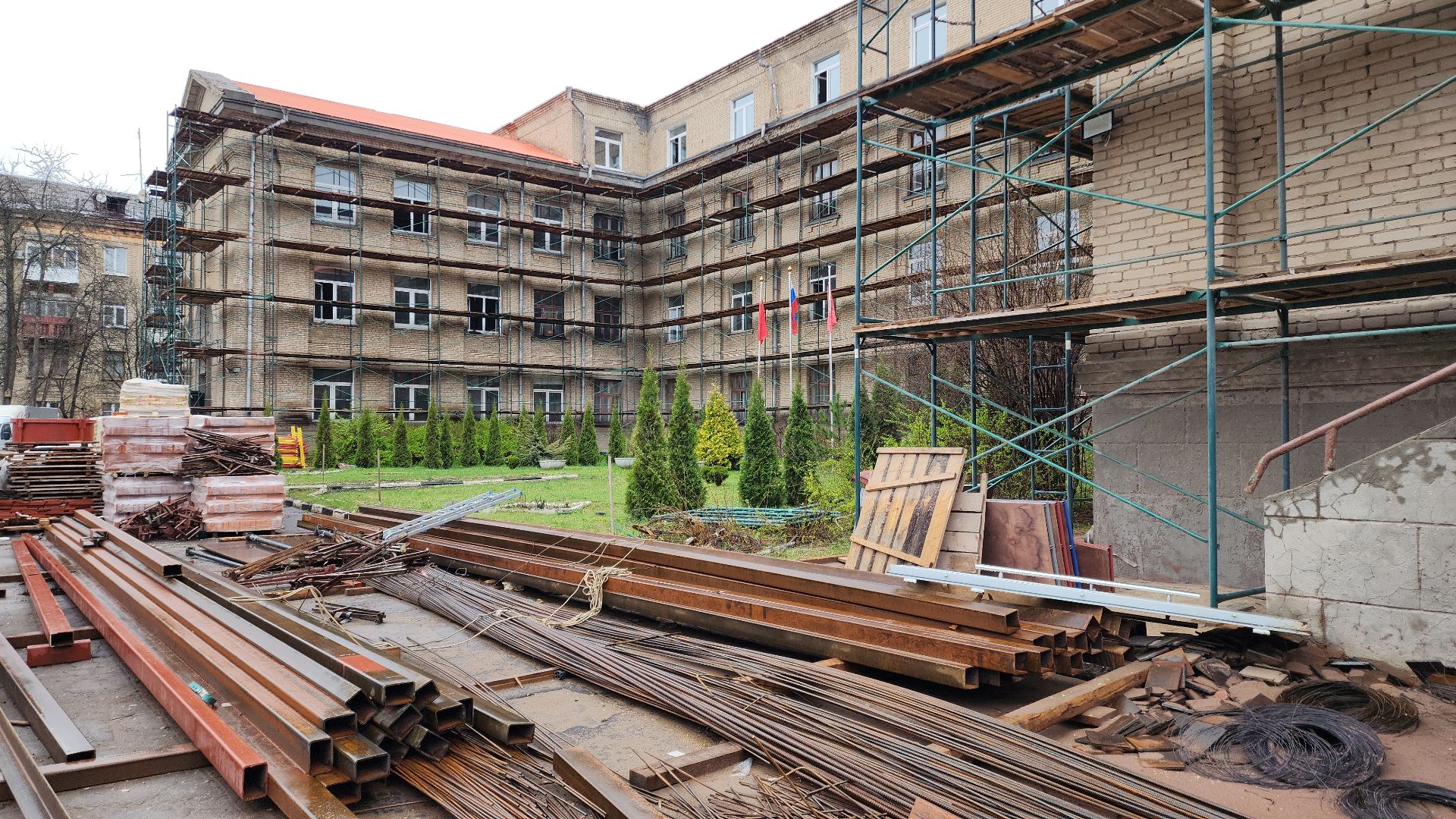 электросталь, мой город, строительство, строительство и капитальный ремонт, школа 1, ремонт школы, капитальный ремонт школы,