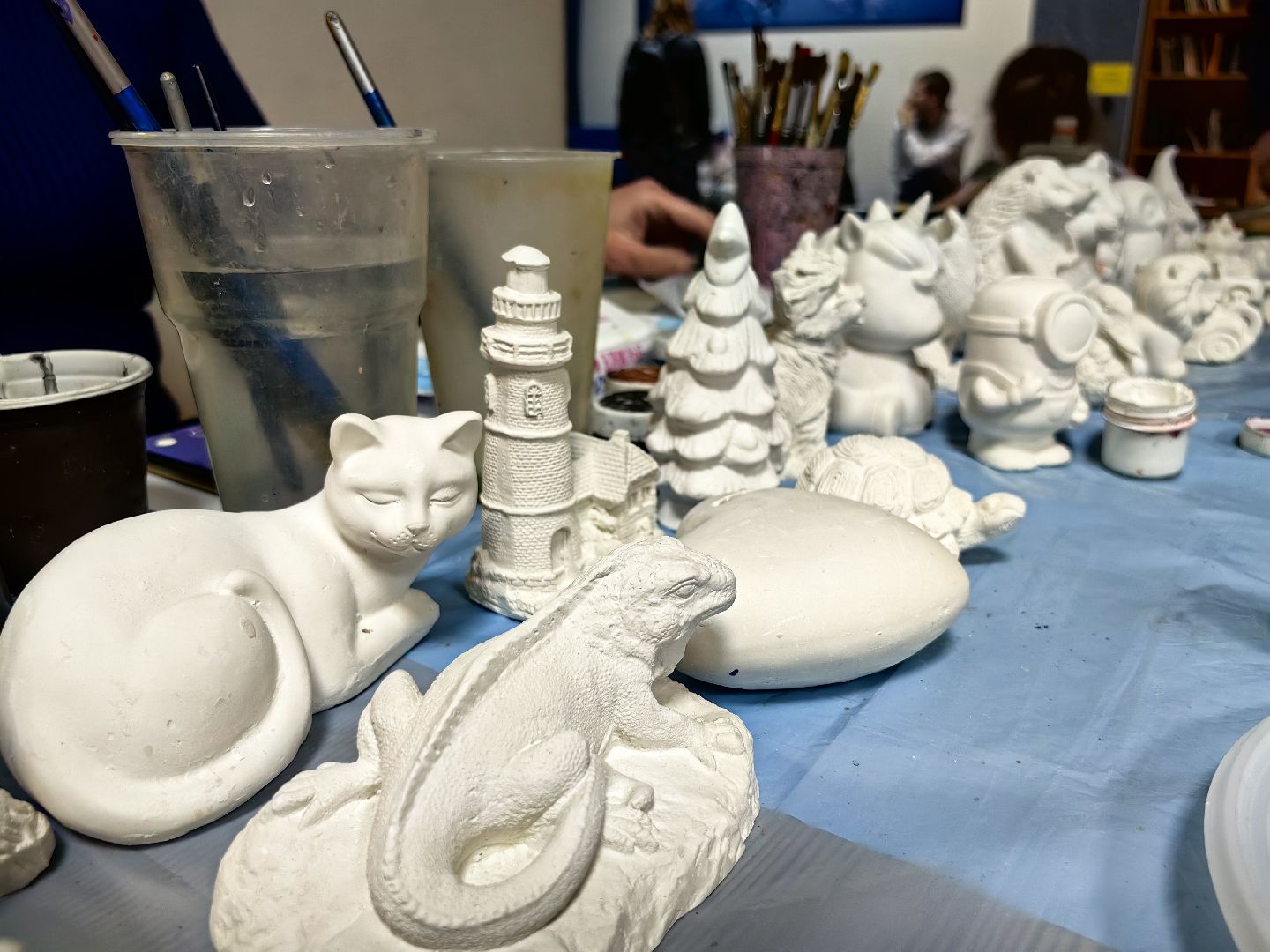 фигурки из гипса, роспись, мастер-класс, год семьи,