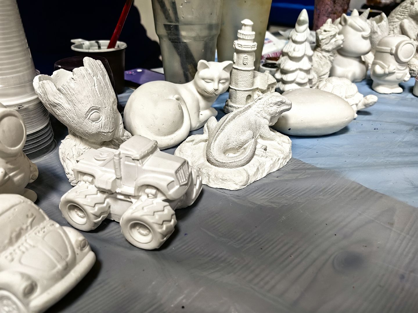 фигурки из гипса, роспись, мастер-класс, год семьи,