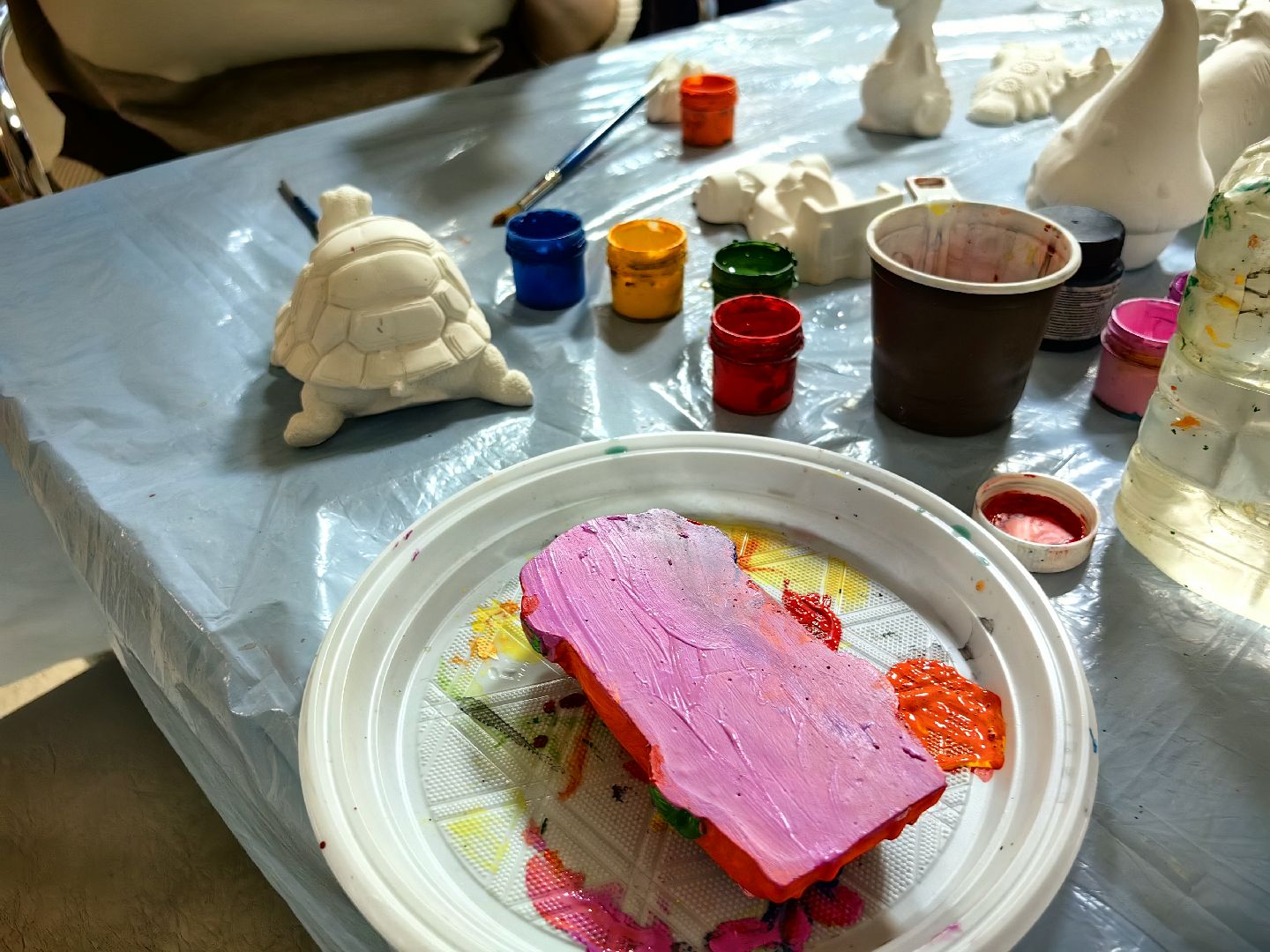 фигурки из гипса, роспись, мастер-класс, год семьи,