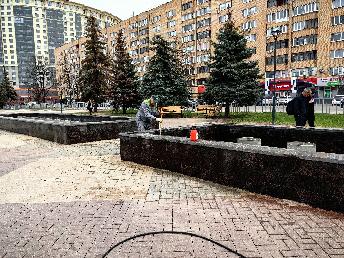 фонтаны, площадь, летний сезон, открытие сезона фонтанов,