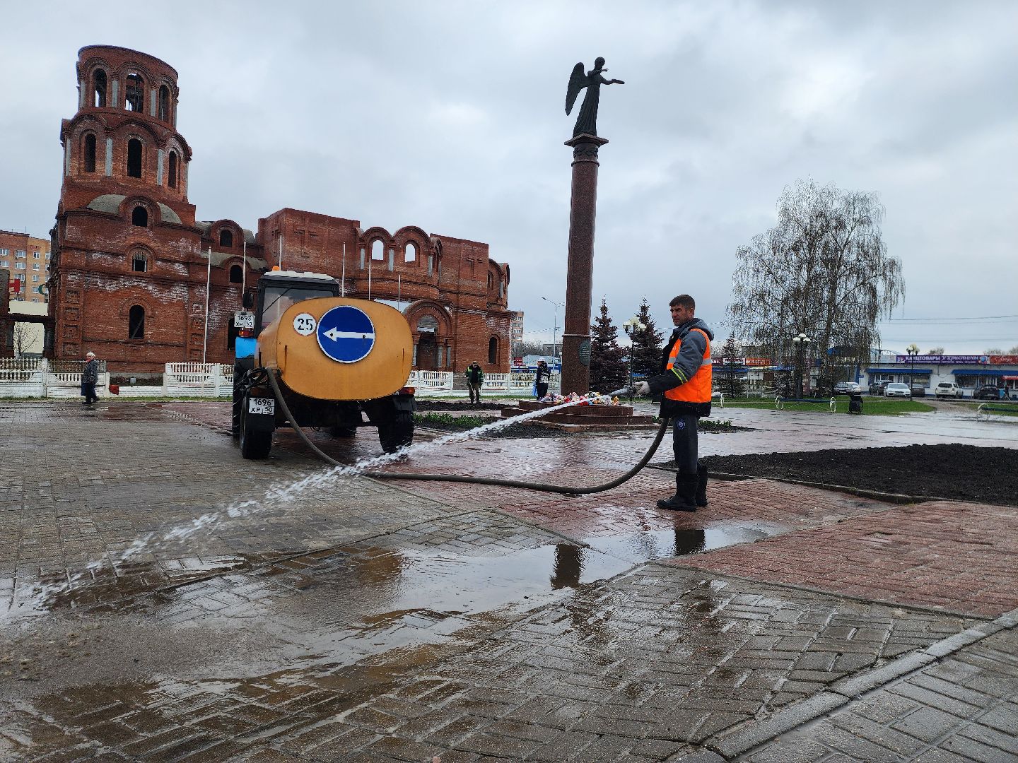 шатура, ангел добра, благоустройство, благоустройство ;перемены, подготовка ко Дню Победы,