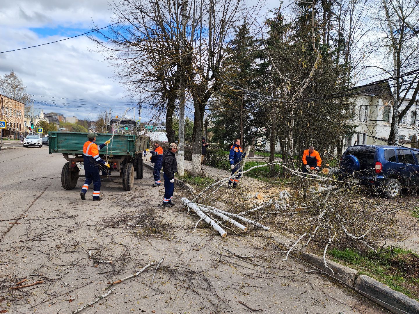 Шторм, Штормовое предупреждение, ветер, последствия стихии, последствия непогоды, руза, рузский городской округ, благоустройство,