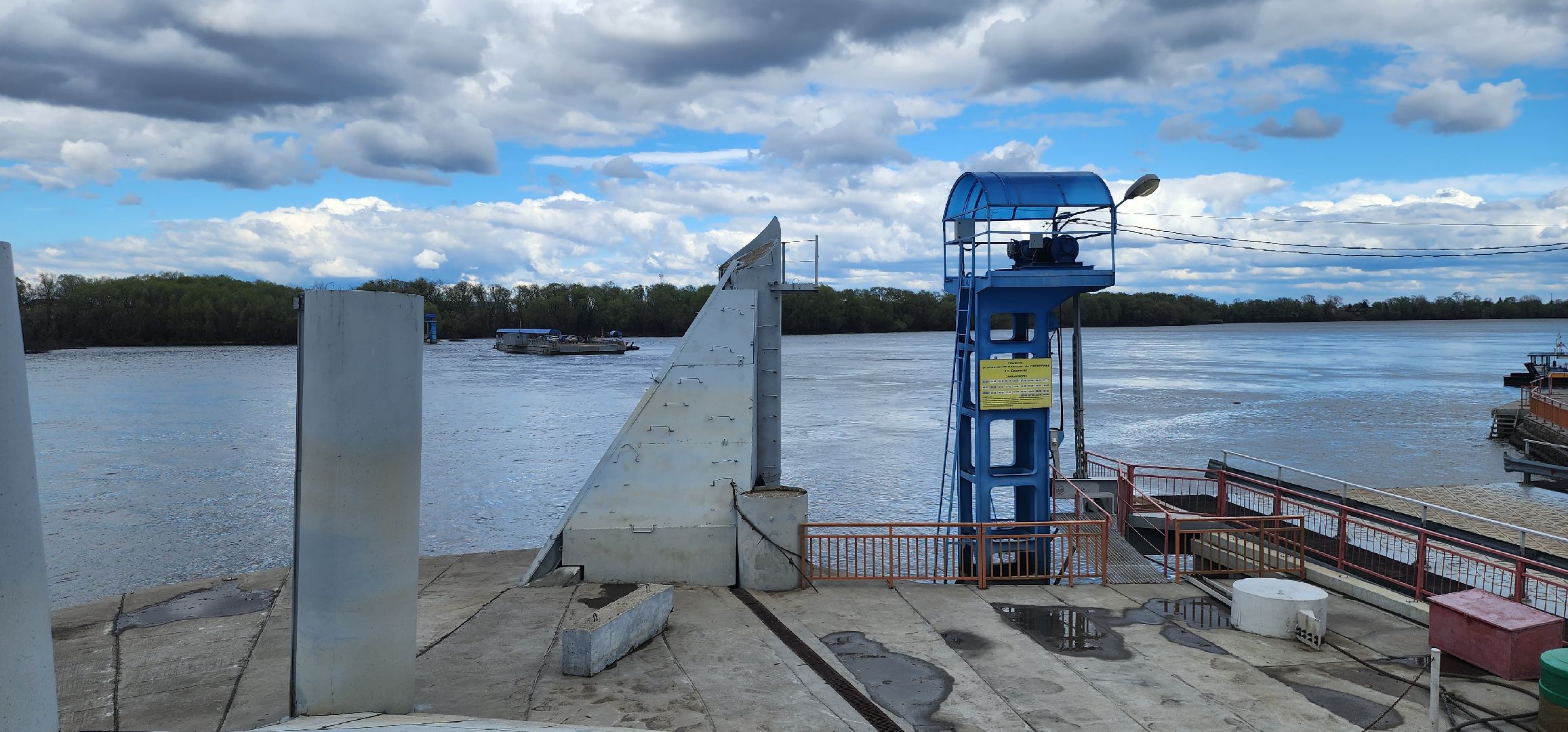 Луховицы, паром, переправа,