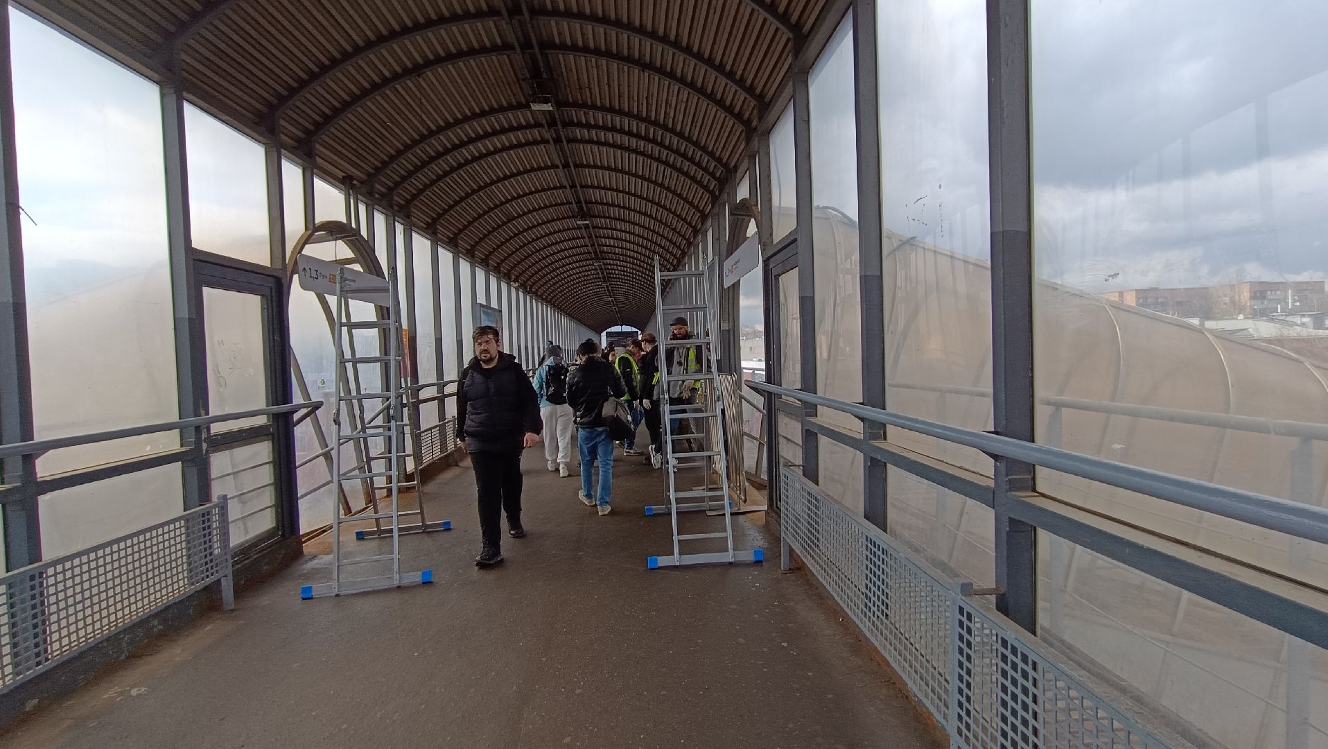 железнодорожный мост, навигация, транспорт, лобня,