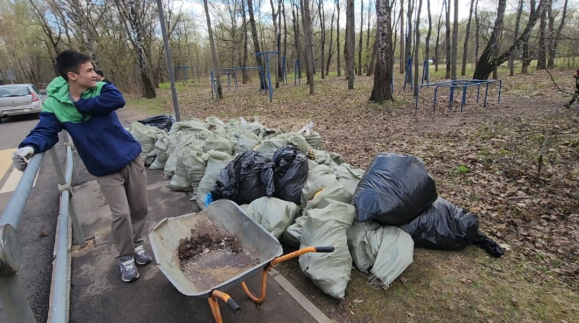 долгопрудный, субботник, месяц благоустройства, Золотой ключик, детский сад,