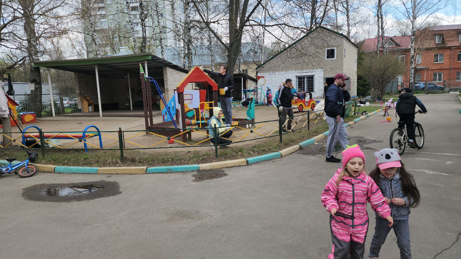 долгопрудный, субботник, месяц благоустройства, Золотой ключик, детский сад,