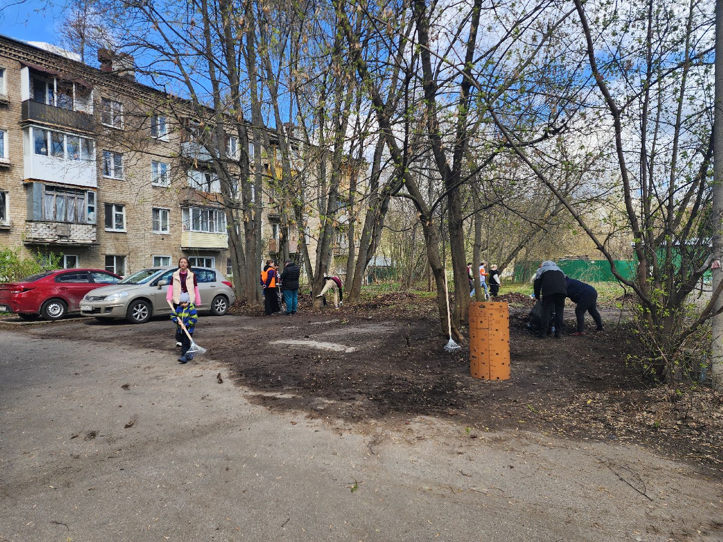 пушкино, субботник, музей, волонтеры культуры, уборка общественных территорий,