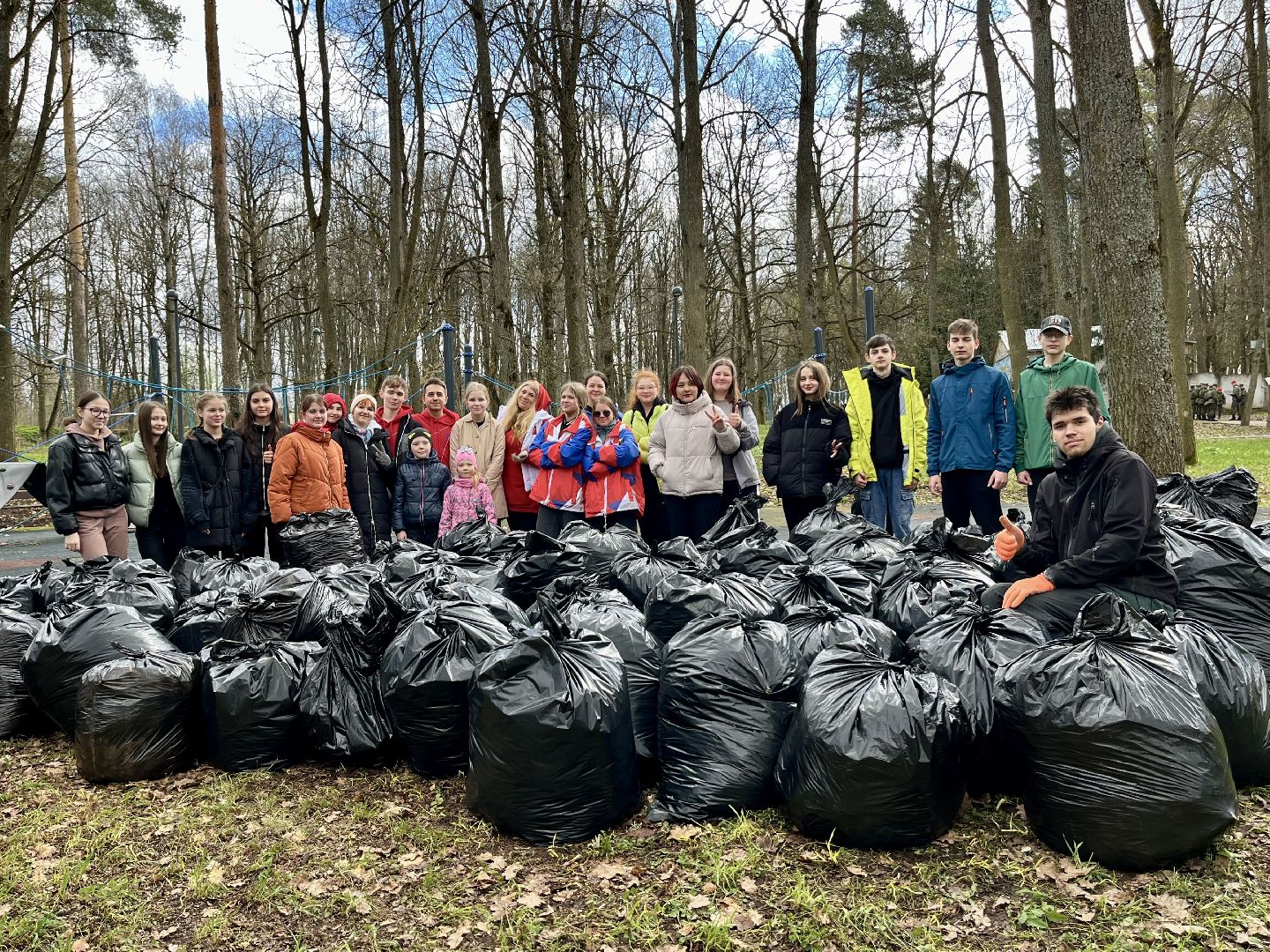 наро-фоминск, чистое подмосковье, субботник, кантемировский парк, движение первых,