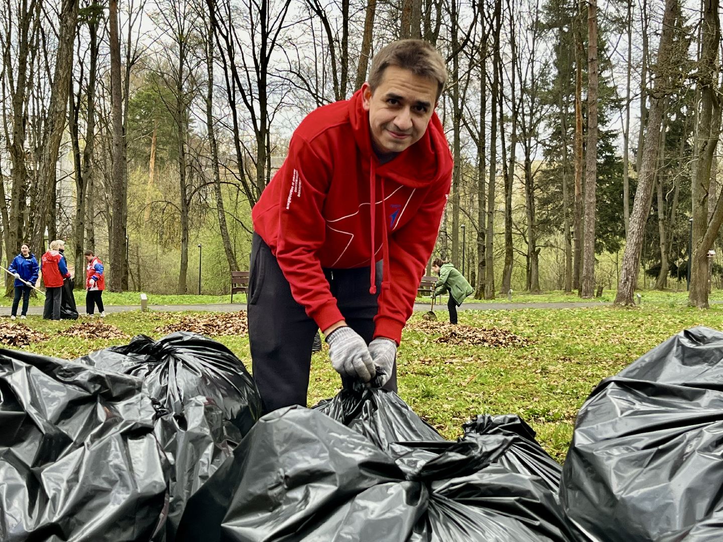 наро-фоминск, чистое подмосковье, субботник, кантемировский парк, движение первых,