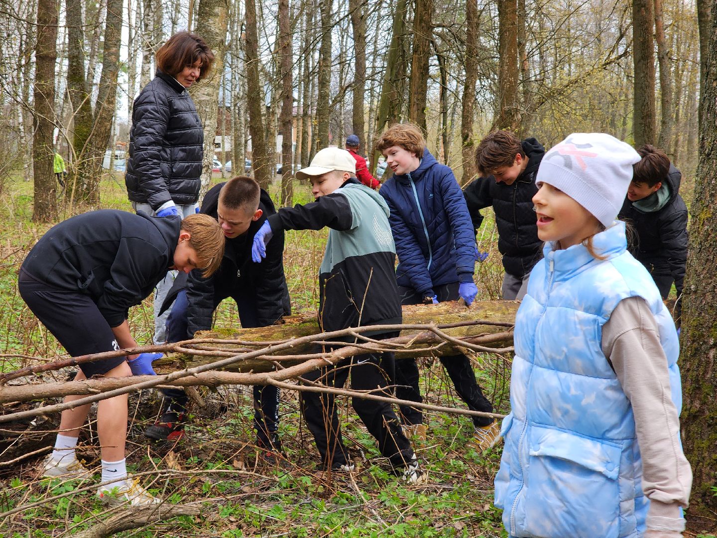 ногинск, лесопарк, Орешник, субботник, общеобластной субботник,