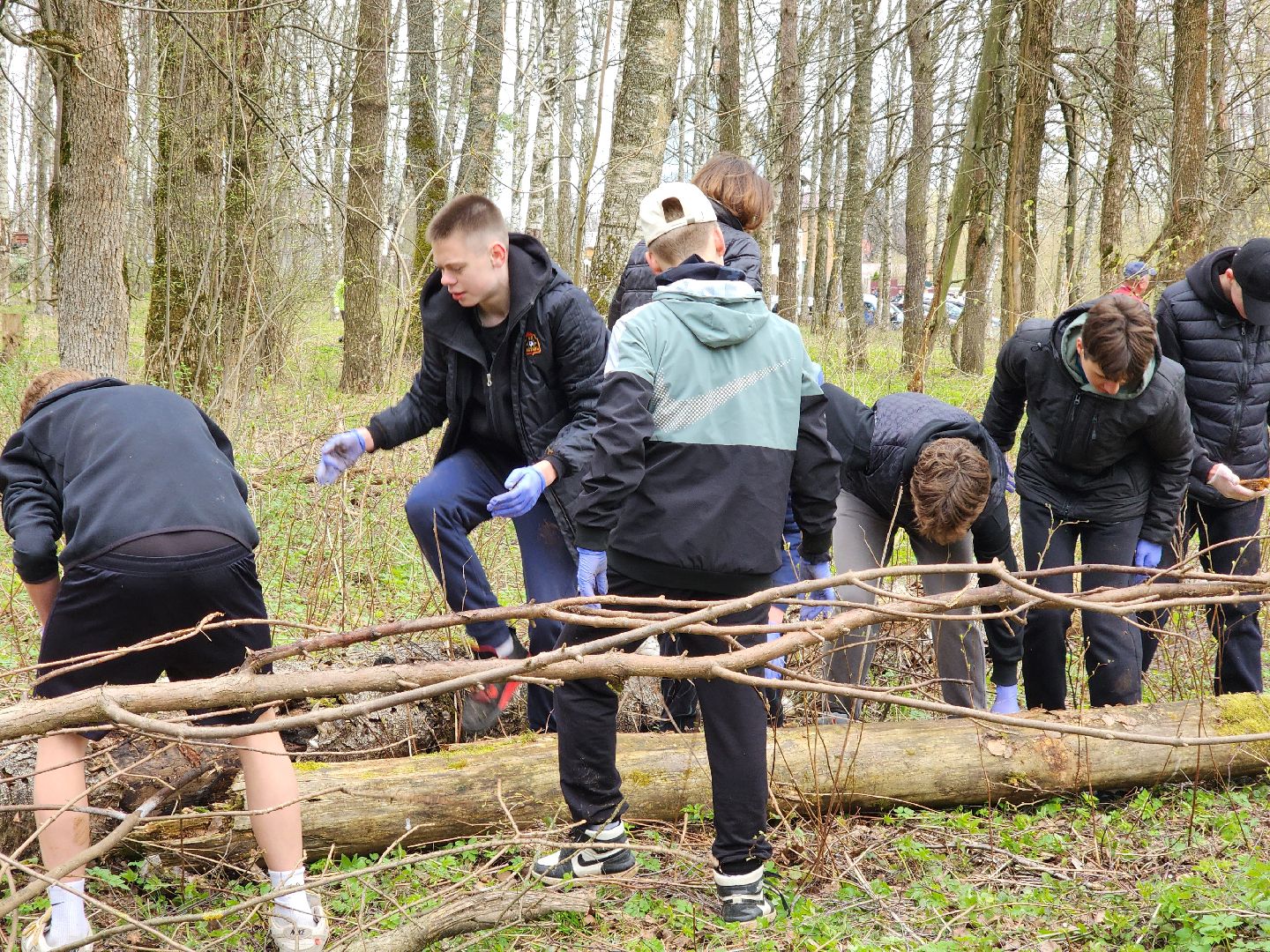 ногинск, лесопарк, Орешник, субботник, общеобластной субботник,