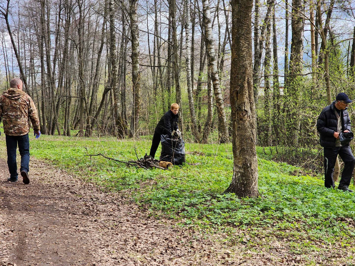 ногинск, лесопарк, Орешник, субботник, общеобластной субботник,