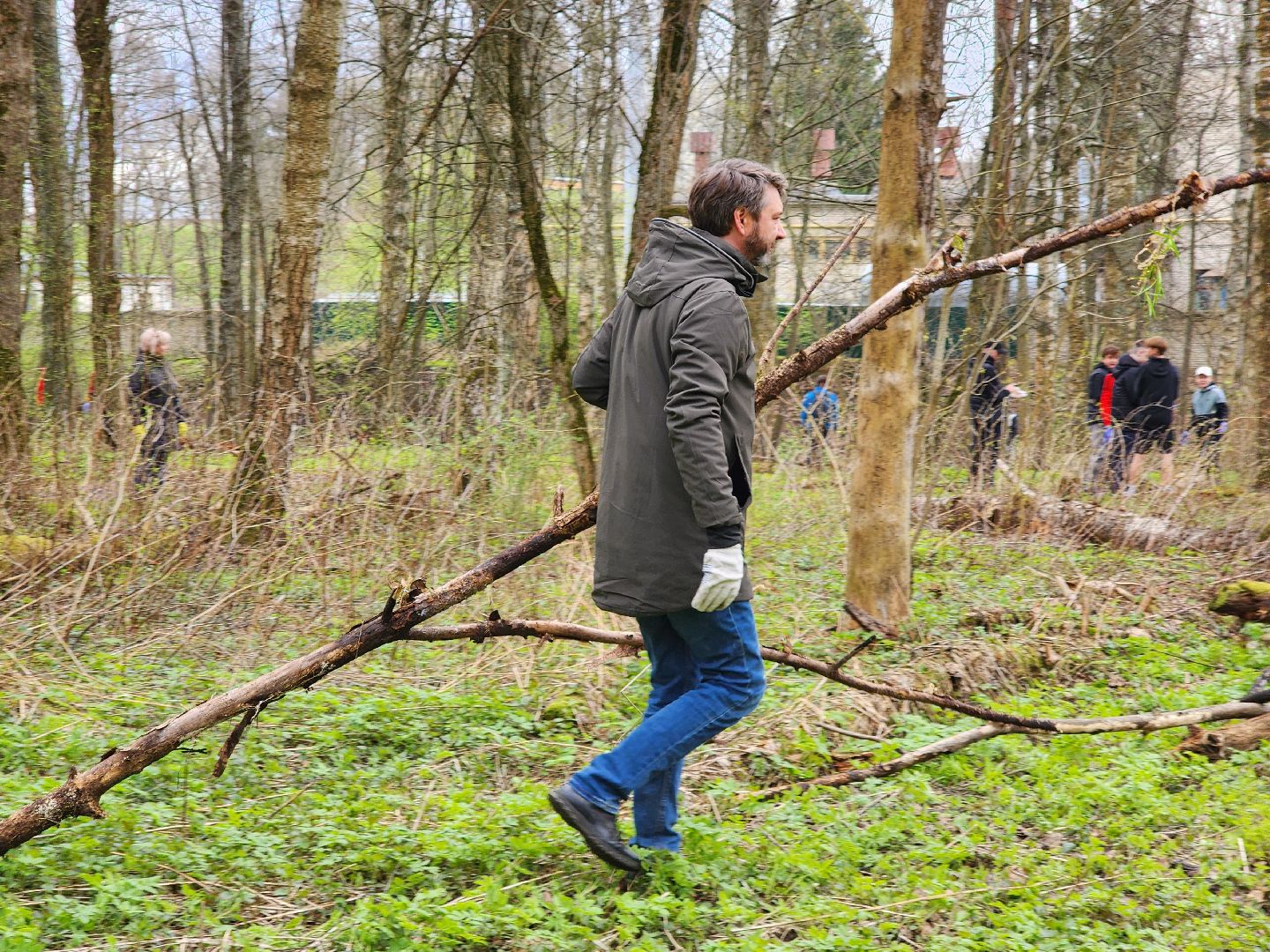 ногинск, лесопарк, Орешник, субботник, общеобластной субботник,