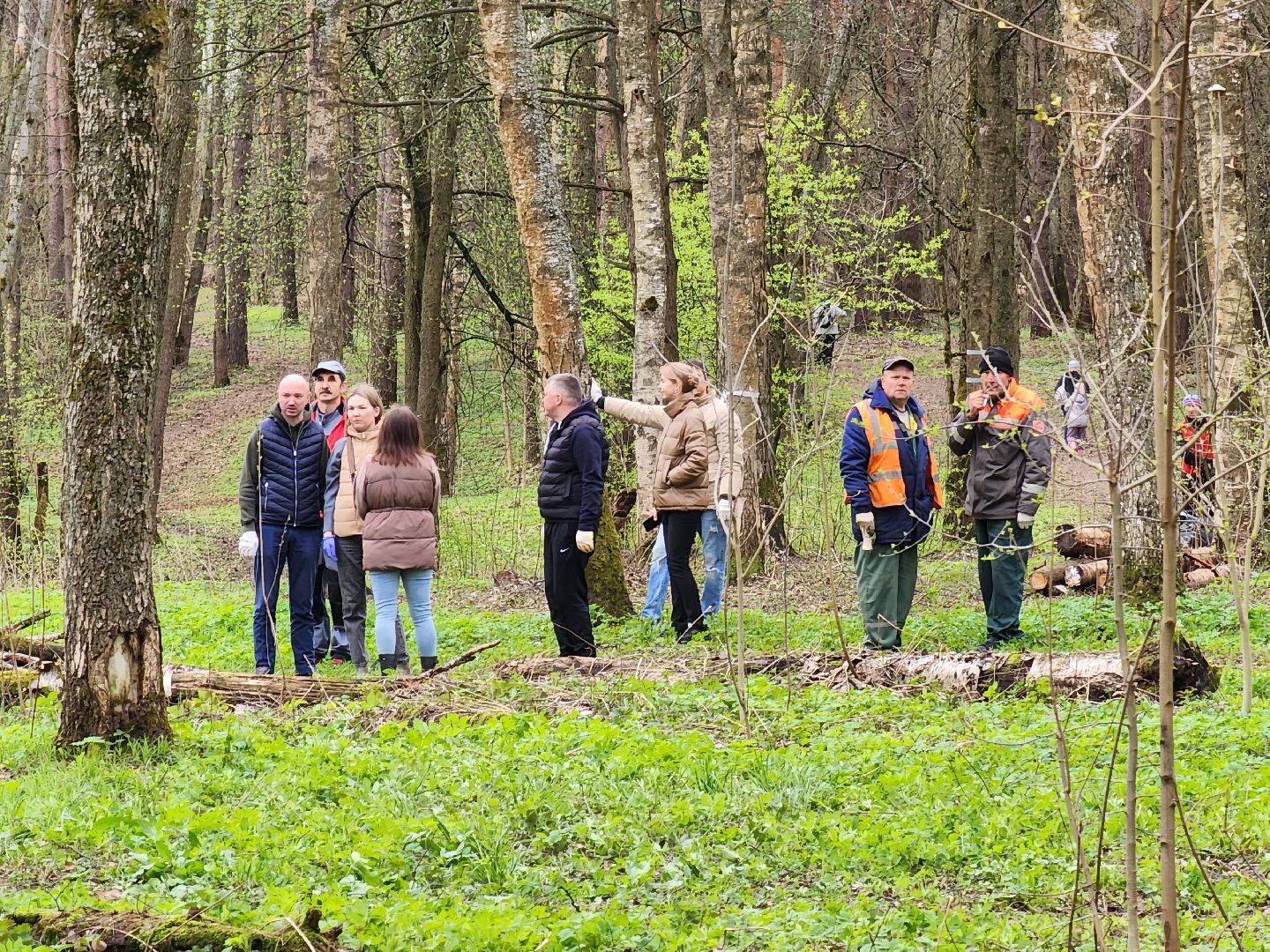 ногинск, лесопарк, Орешник, субботник, общеобластной субботник,