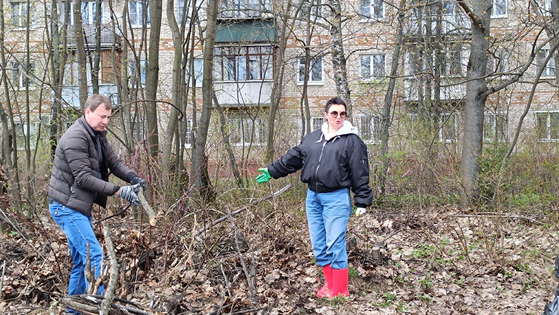 субботник, лобня, уборка,