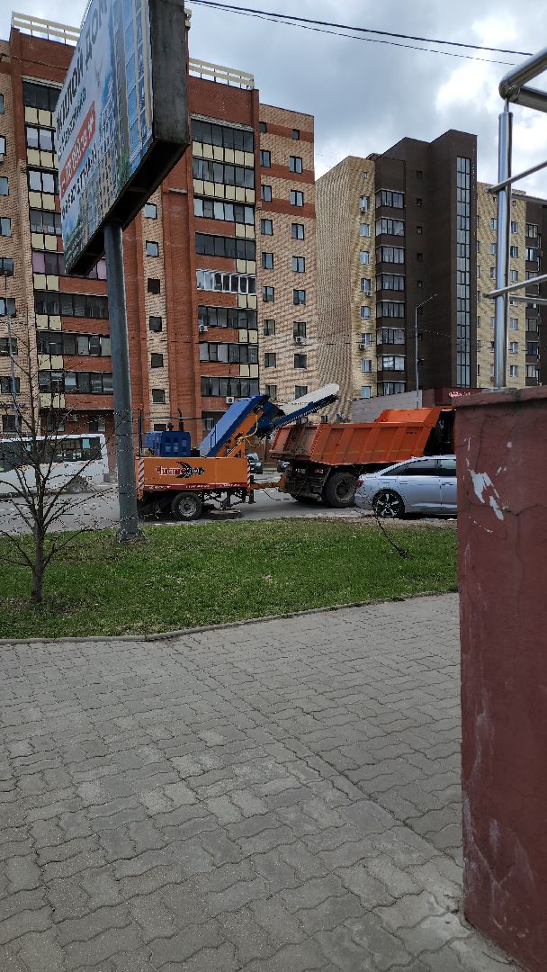 Мбу жку, Уборка города, Чистодор, Комбинированная машина, Дубна,