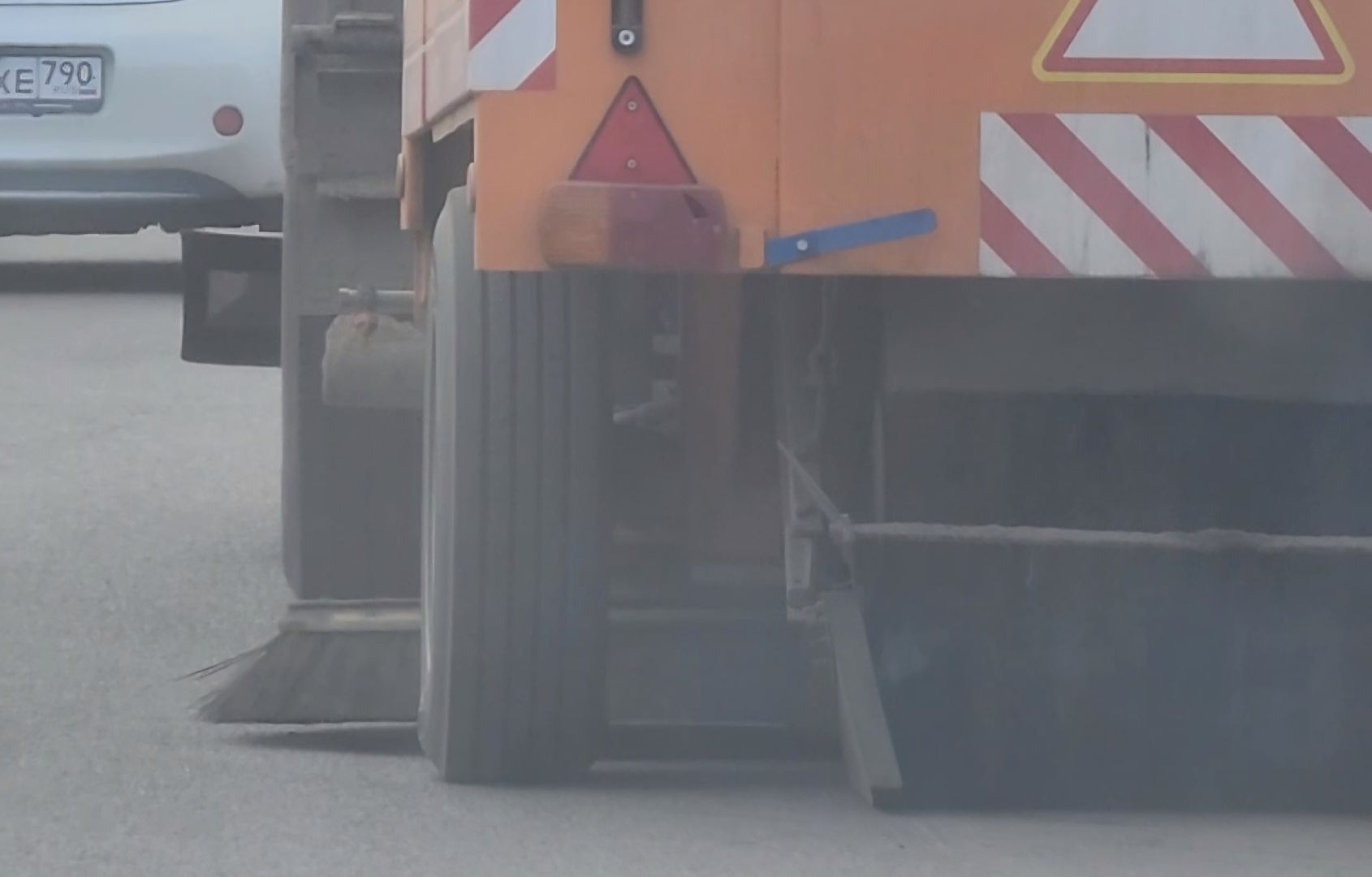 Мбу жку, Уборка города, Чистодор, Комбинированная машина, Дубна,