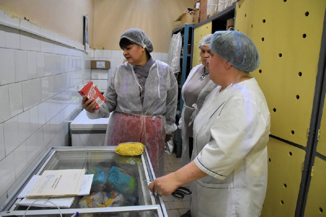 школа, проверка, питание