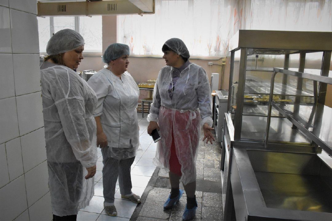 школа, проверка, питание