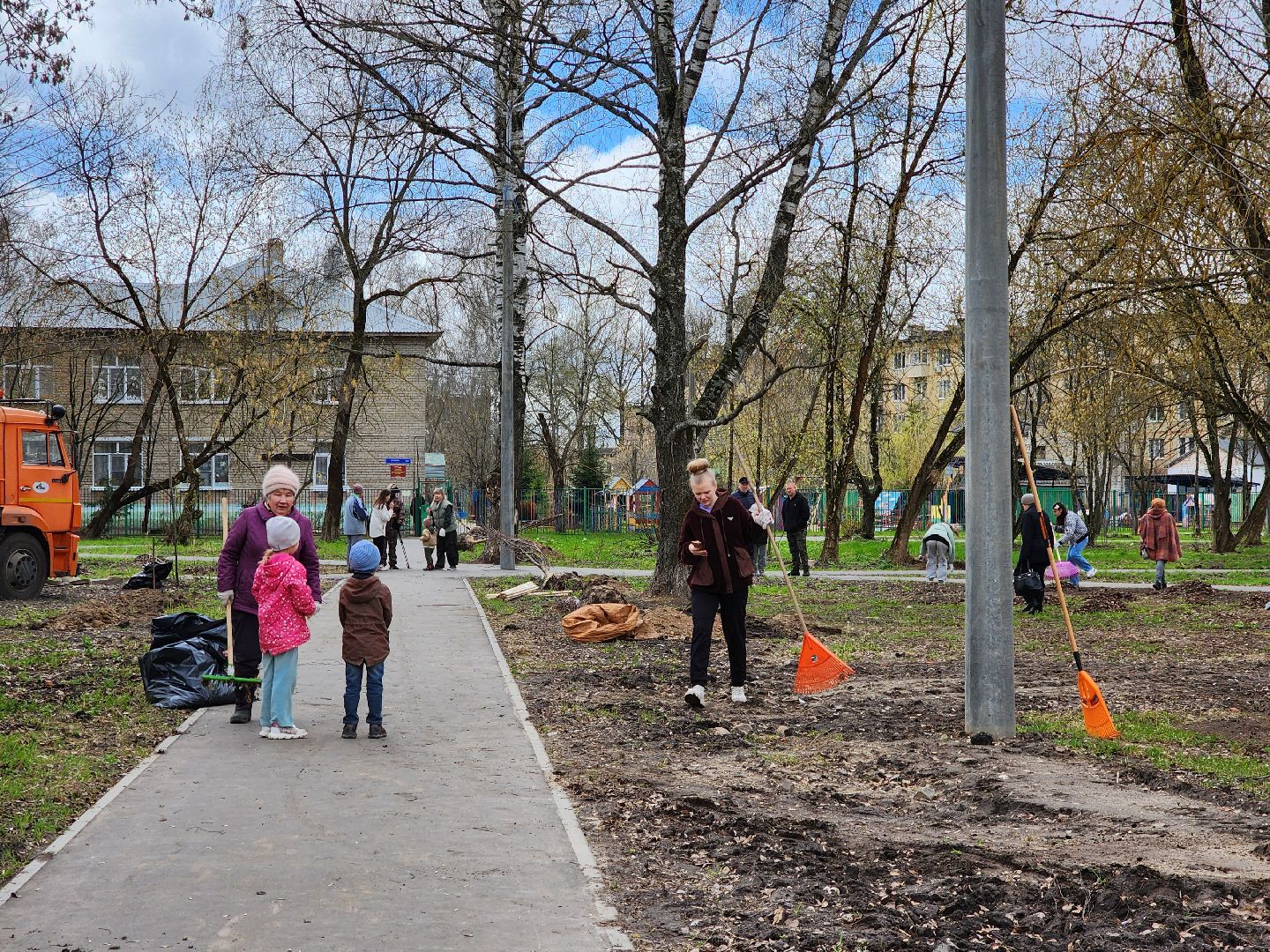 Ногинск, Полигон, Жители, Субботник, Удобка, Липовая аллея,