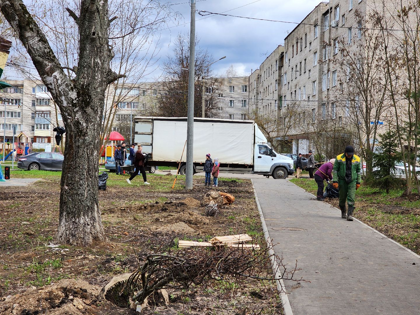 Ногинск, Полигон, Жители, Субботник, Удобка, Липовая аллея,