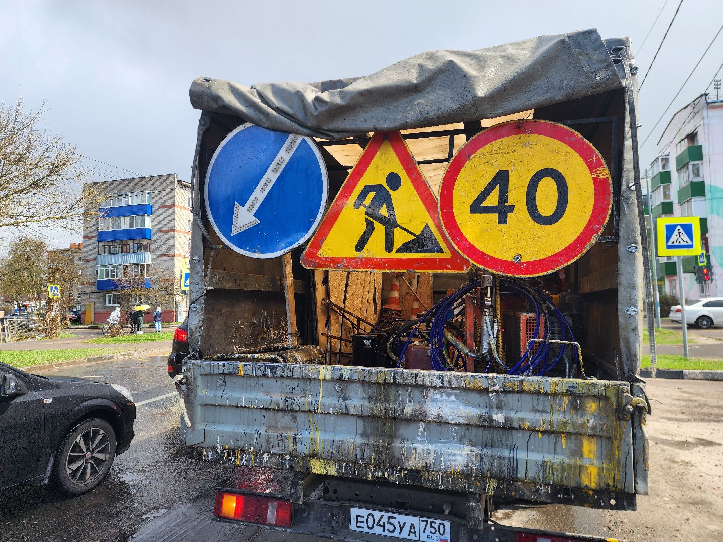 шатура, дорожная безопасность, дорожная разметка, зебра, пешеходный переход, ремонт, обновление, жкх и благоустройство,