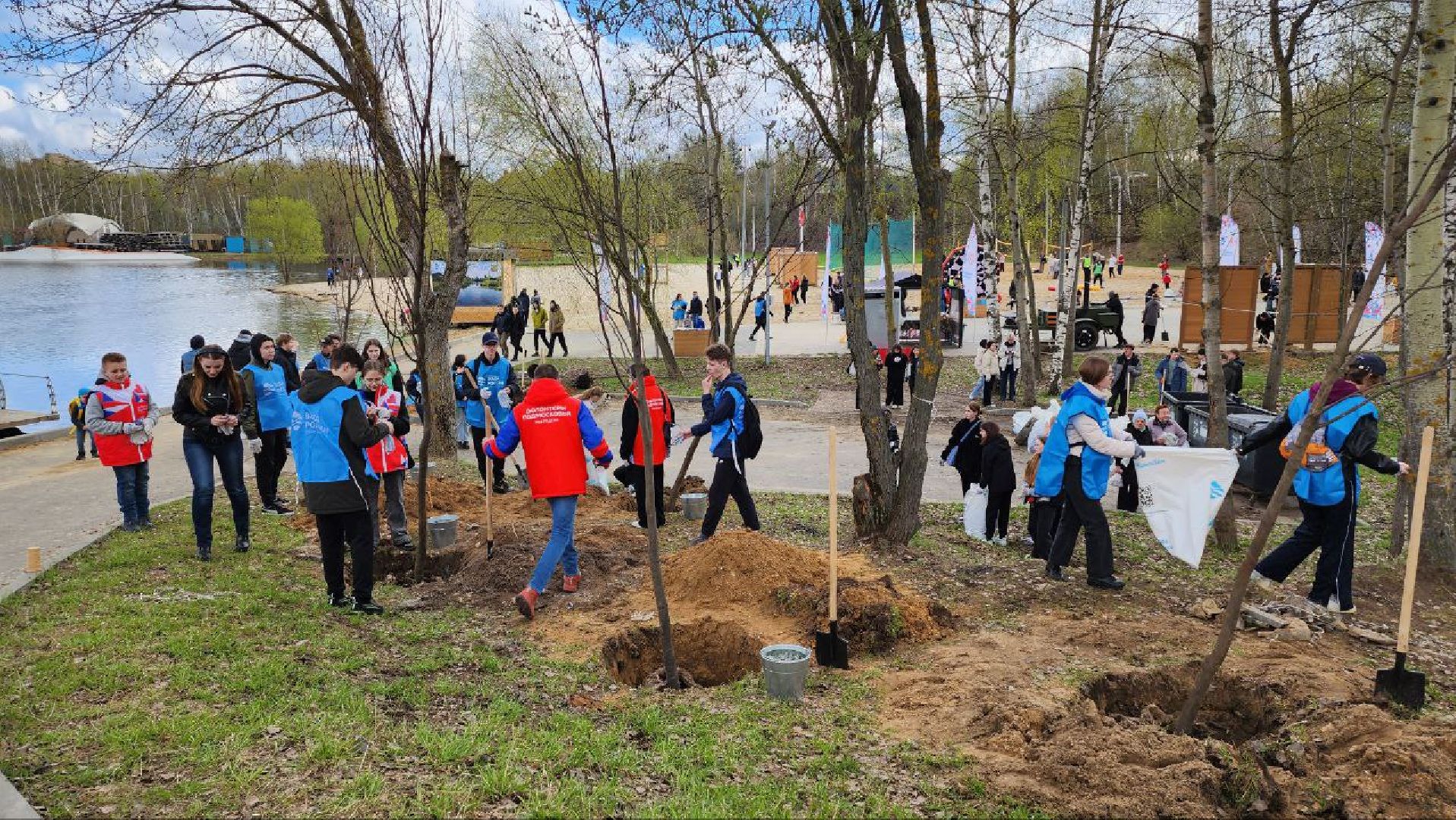 вода россии, субботник, Кореневский карьер, люберцы, глава городского округа люберцы владимир волков,