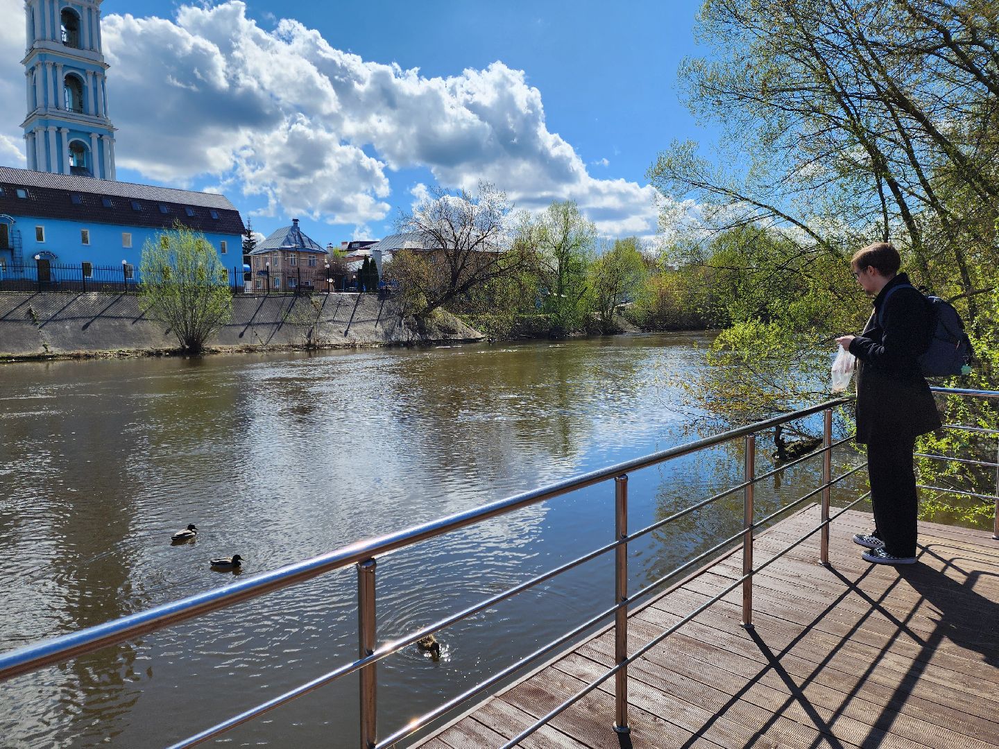 Ногинск, Набережная, Клязьма, Лавровка, Утки, Ондатры,