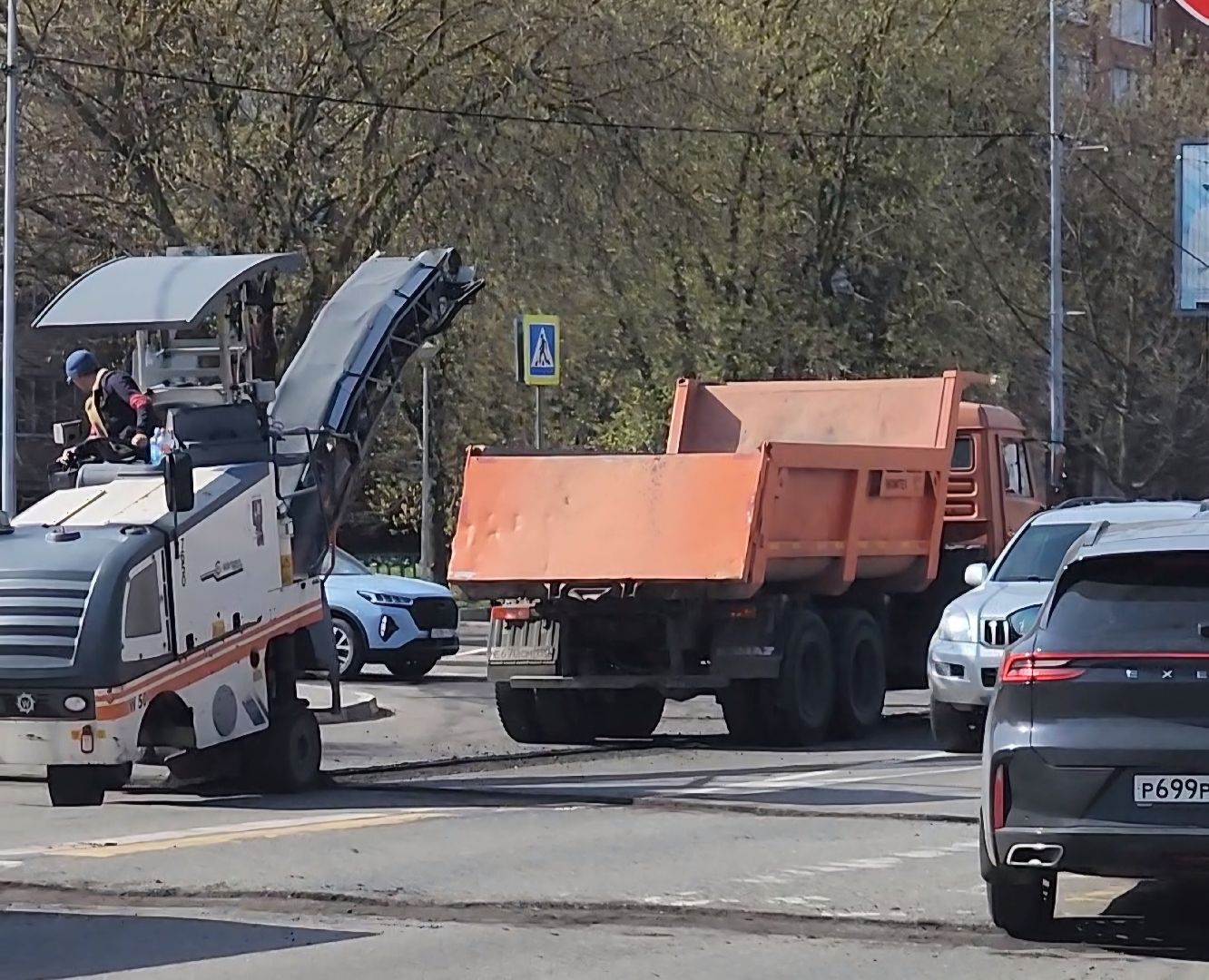 Дубна, Жкх, Благоустройство, ямочный ремонт, Дорожная фреза,