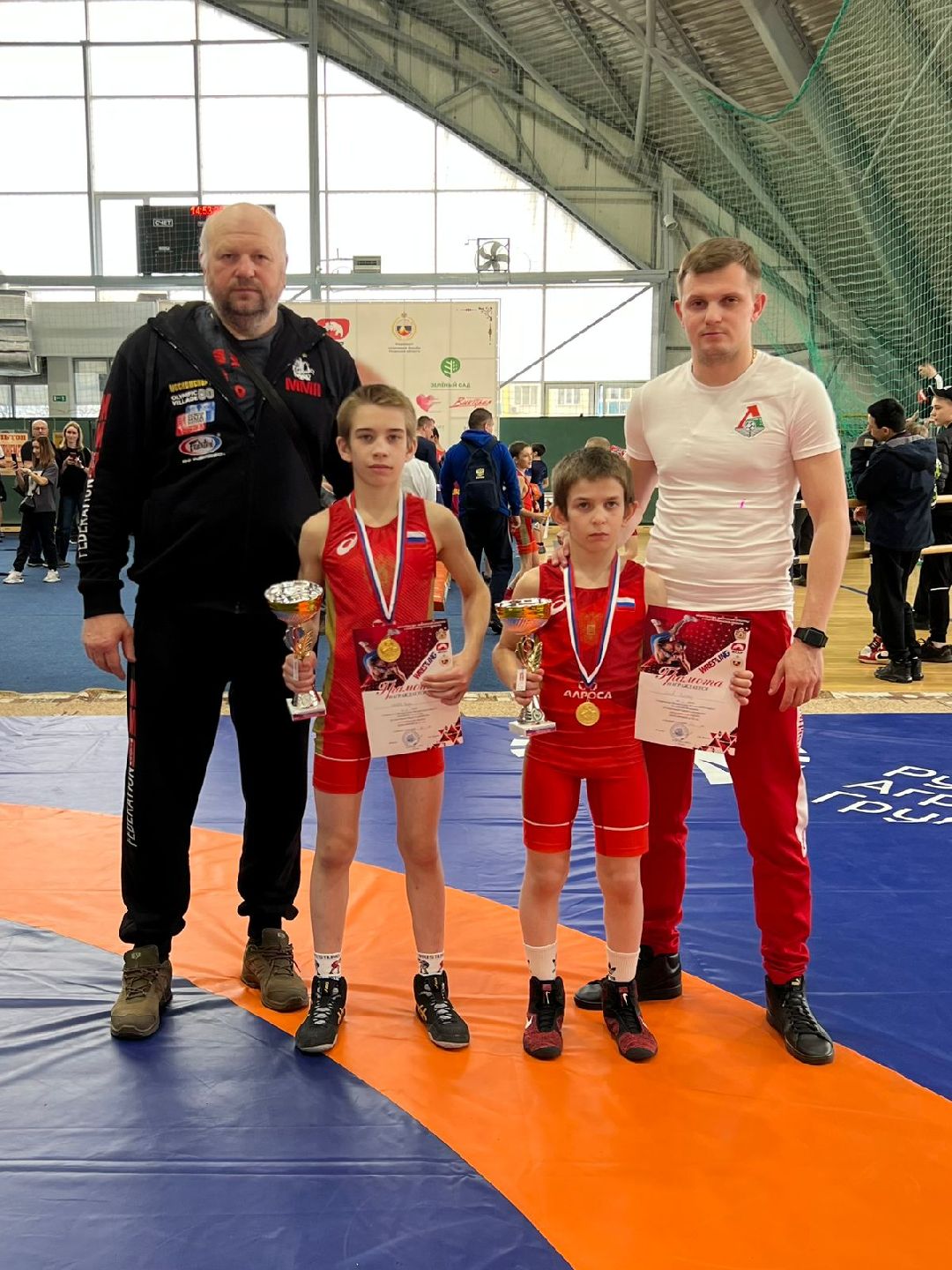 Борьба, спортсмены, Люберцы