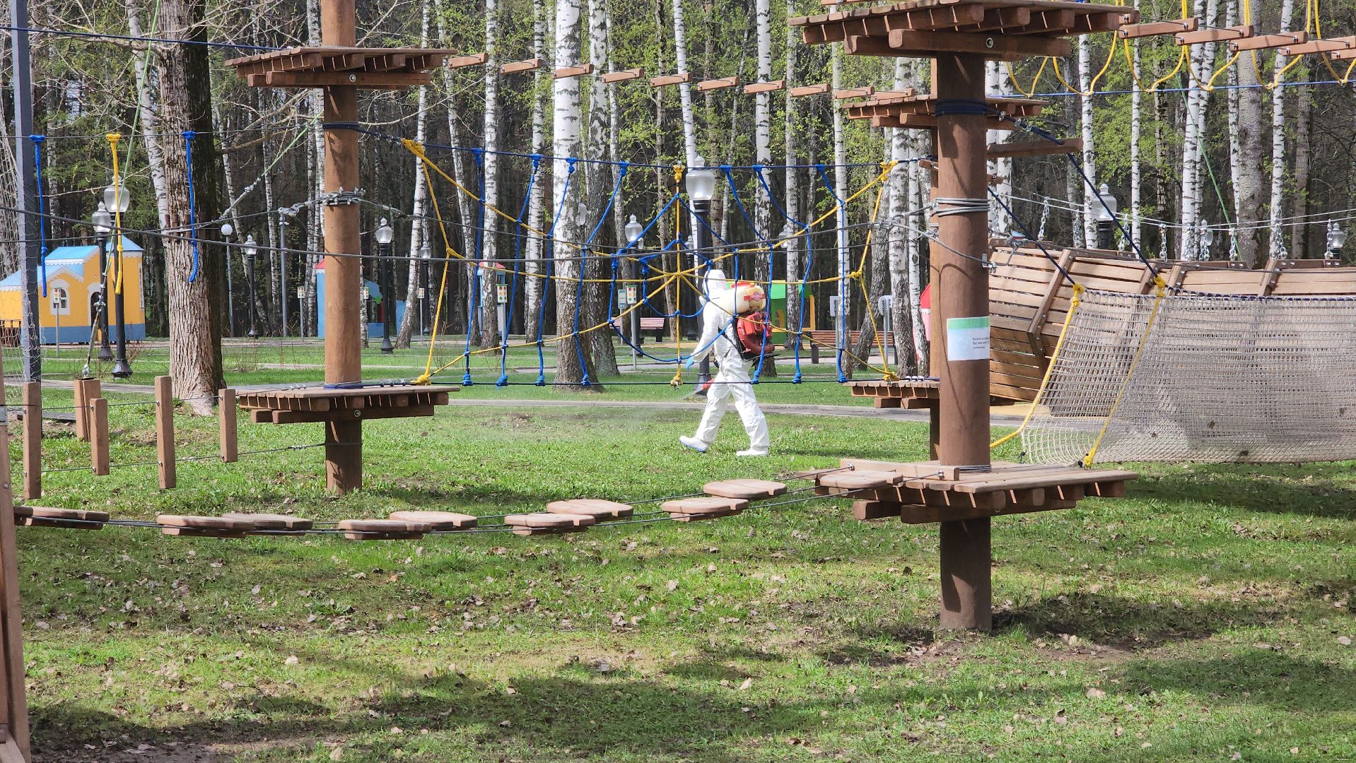 кашира, городской парк, акарицидная обработка, клещи, обработка от клещей, паразиты, профилактика заболеваний,