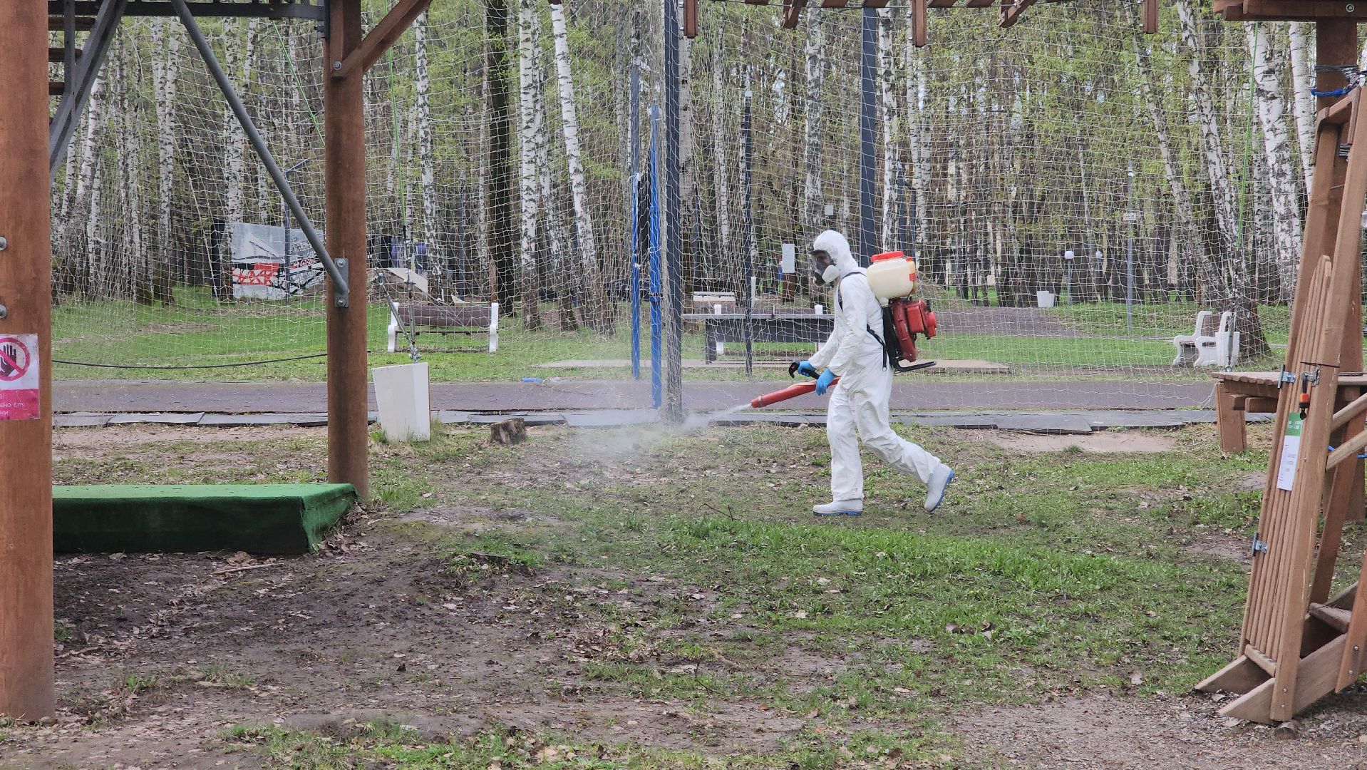 кашира, городской парк, акарицидная обработка, клещи, обработка от клещей, паразиты, профилактика заболеваний,