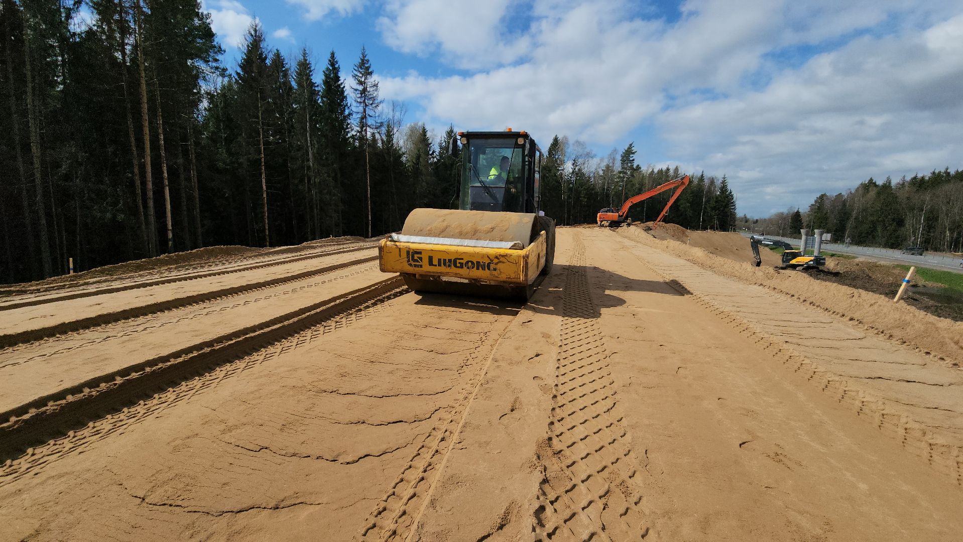 строительство дорог, Федеральная дорога, М-1, дорохово, руза, рузский городской округ, московская область, подмосковье,