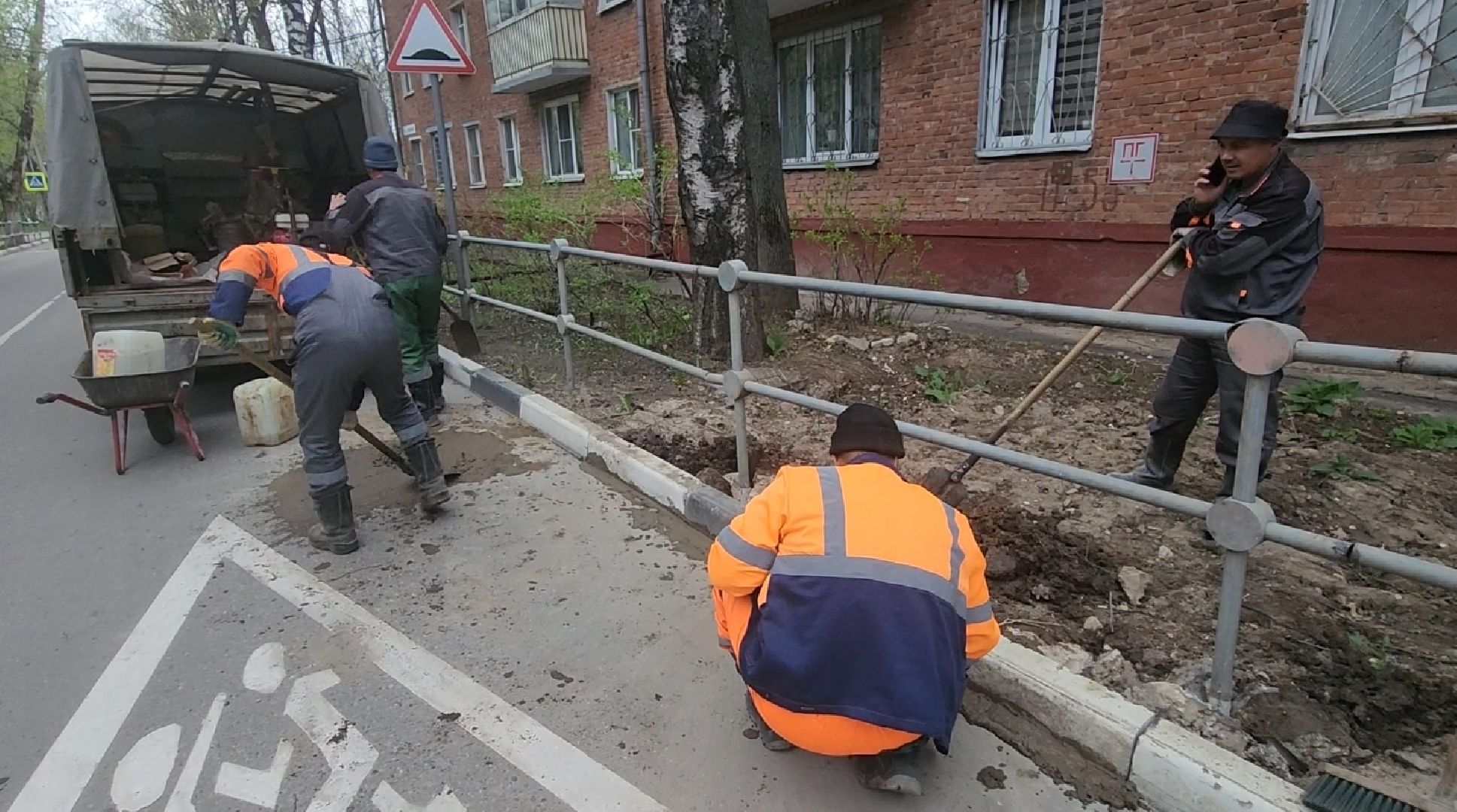 долгопрудный, ремонт дорог, ямочный ремонт,