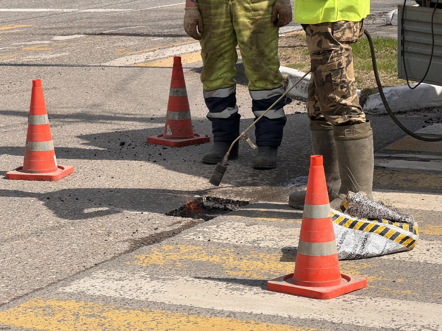 шаховская, ямочный ремонт, ямы, комунальная техника,