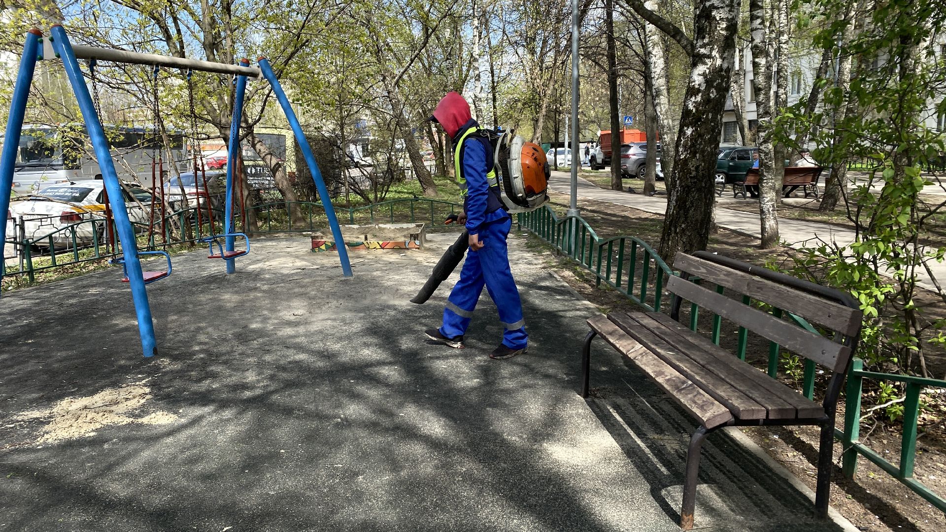 уборка города, мбу благоустройство, месяц чистоты и благоустройства,уборка дворов, видное,