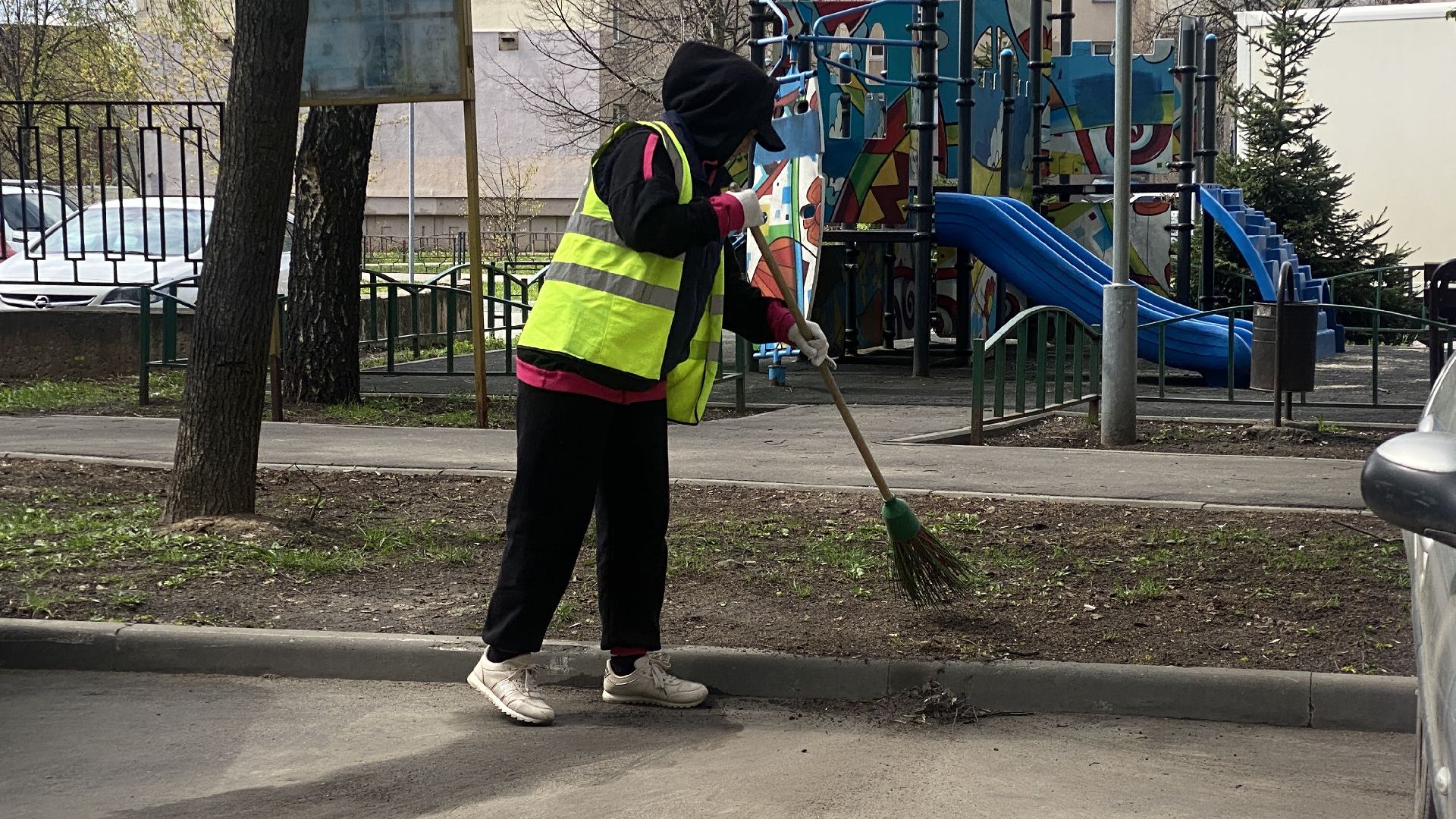 уборка города, мбу благоустройство, месяц чистоты и благоустройства,уборка дворов, видное,