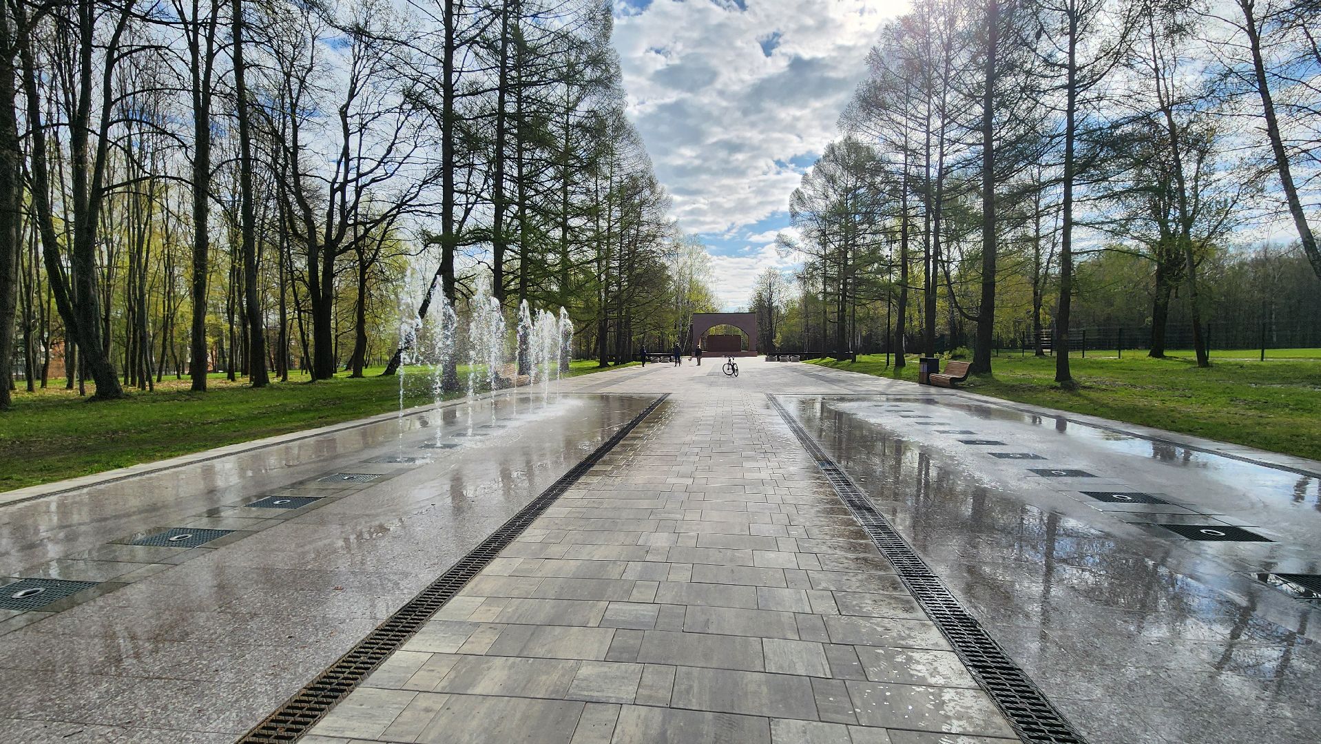 ступино, фонтаны подмосковья, сезон фонтанов,