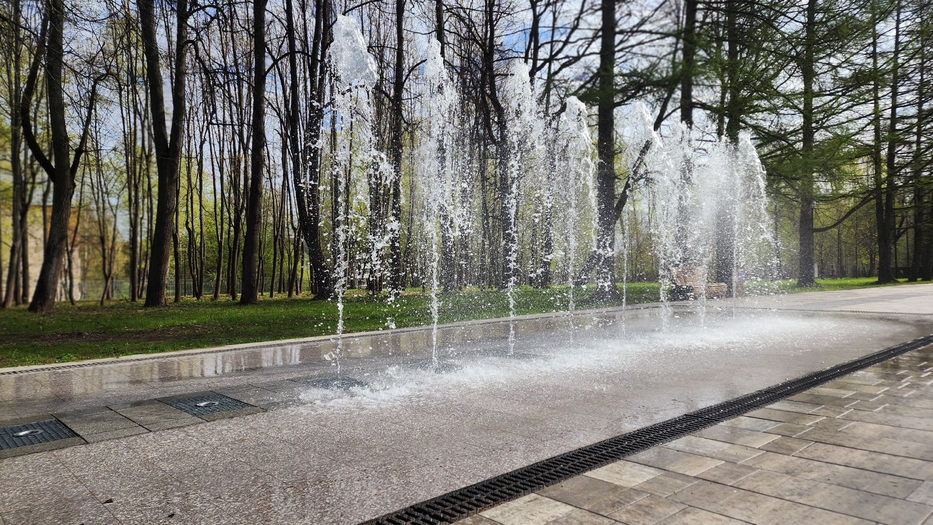 ступино, фонтаны подмосковья, сезон фонтанов,