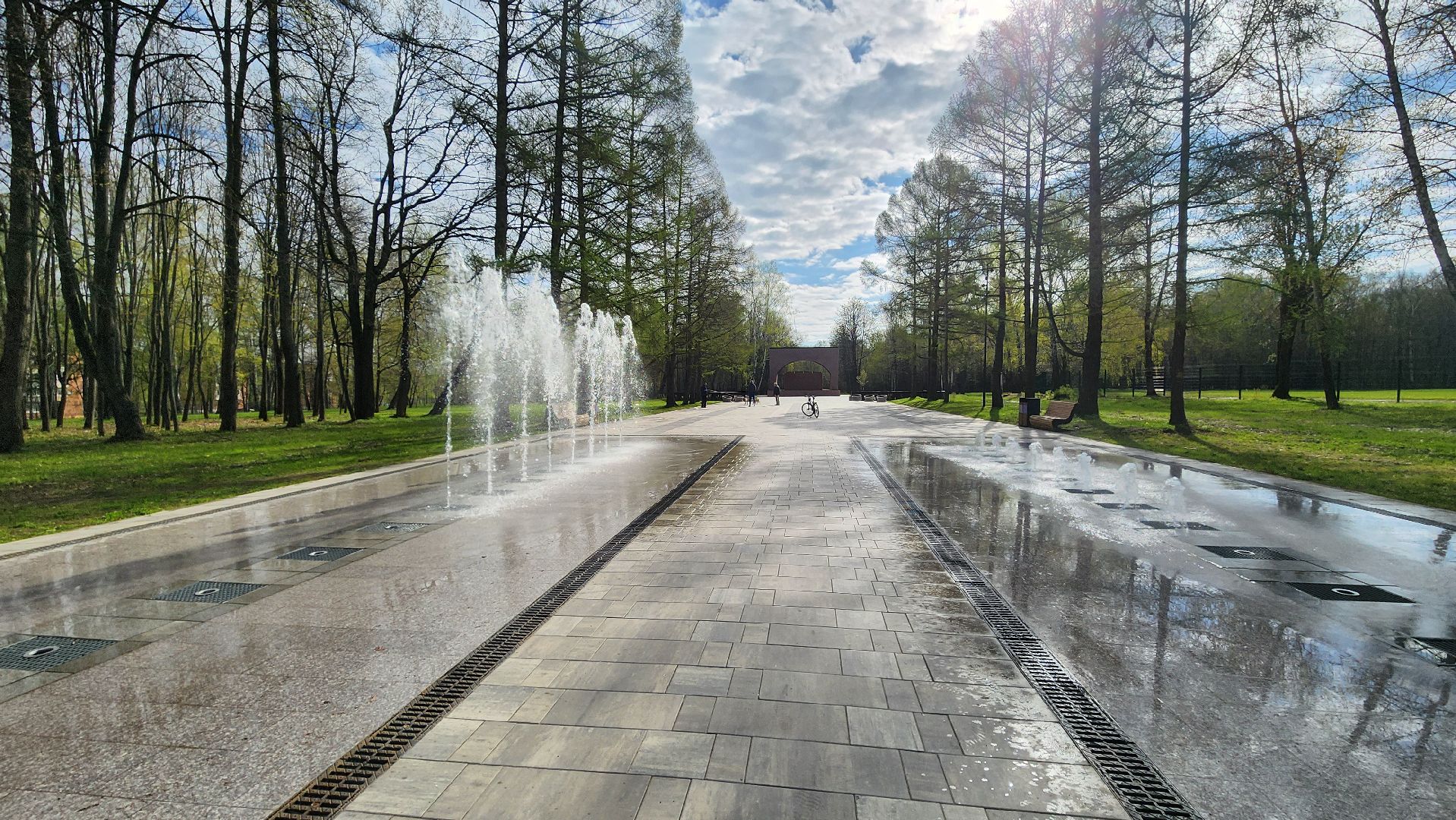 ступино, фонтаны подмосковья, сезон фонтанов,